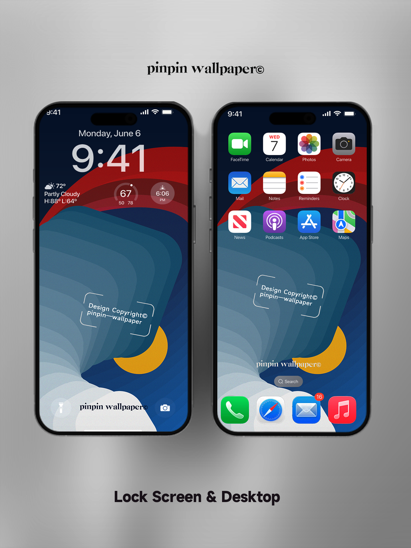 4K HD Phone Wallpaper Background -  Minimalist Gradient Style  wallpapers for iPhone and Android