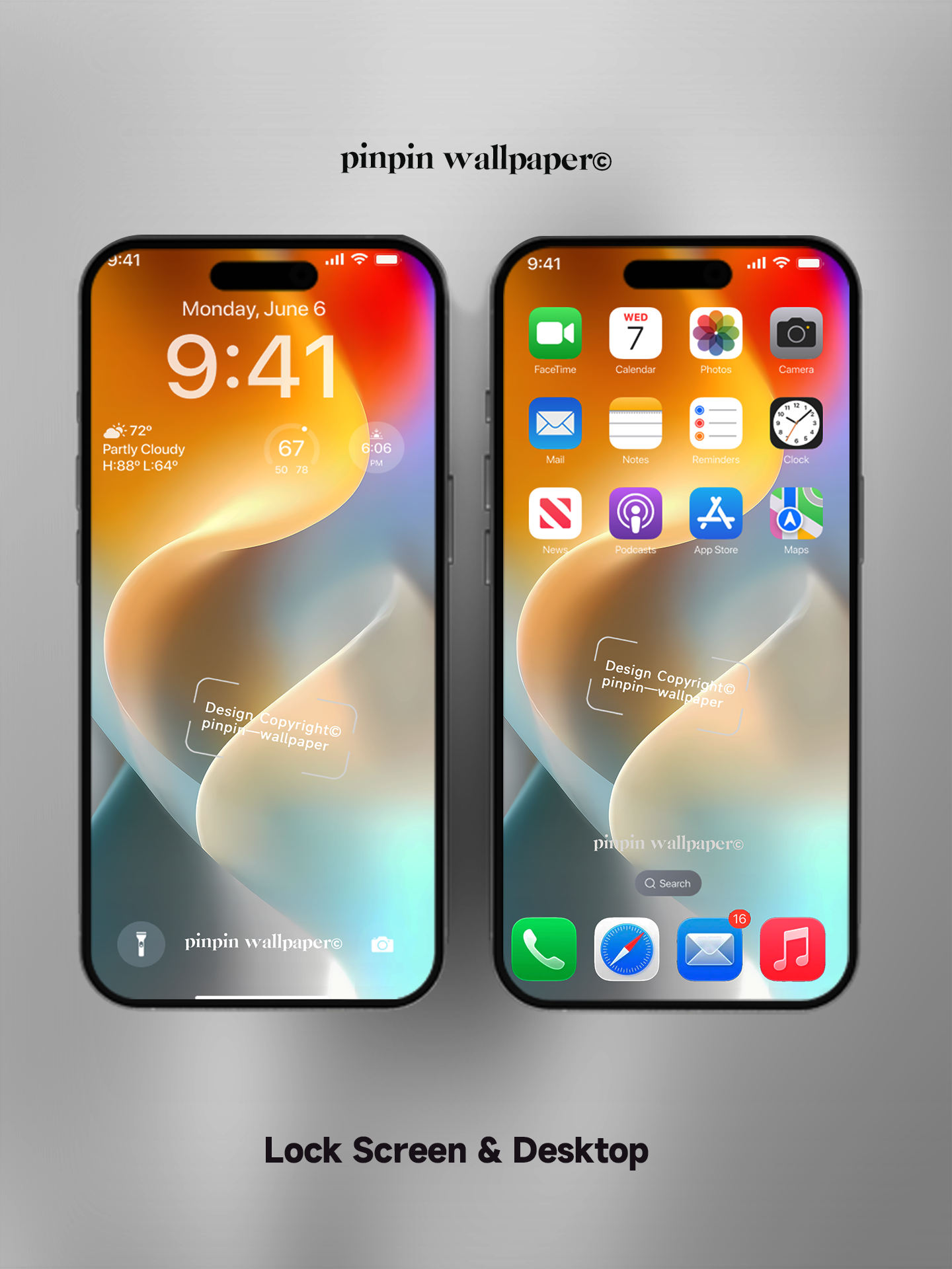 4K HD Phone Wallpaper Background -  Minimalist Gradient Style  wallpapers for iPhone and Android