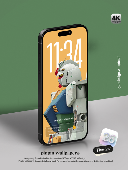 4K HD Phone Wallpaper Background -Gundam RX-78 Classic Anime Wallpapers for iPhone and Android