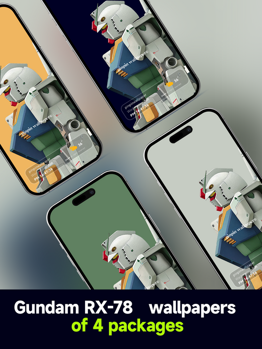 4K HD Phone Wallpaper Background -Gundam RX-78 Classic Anime Wallpapers for iPhone and Android