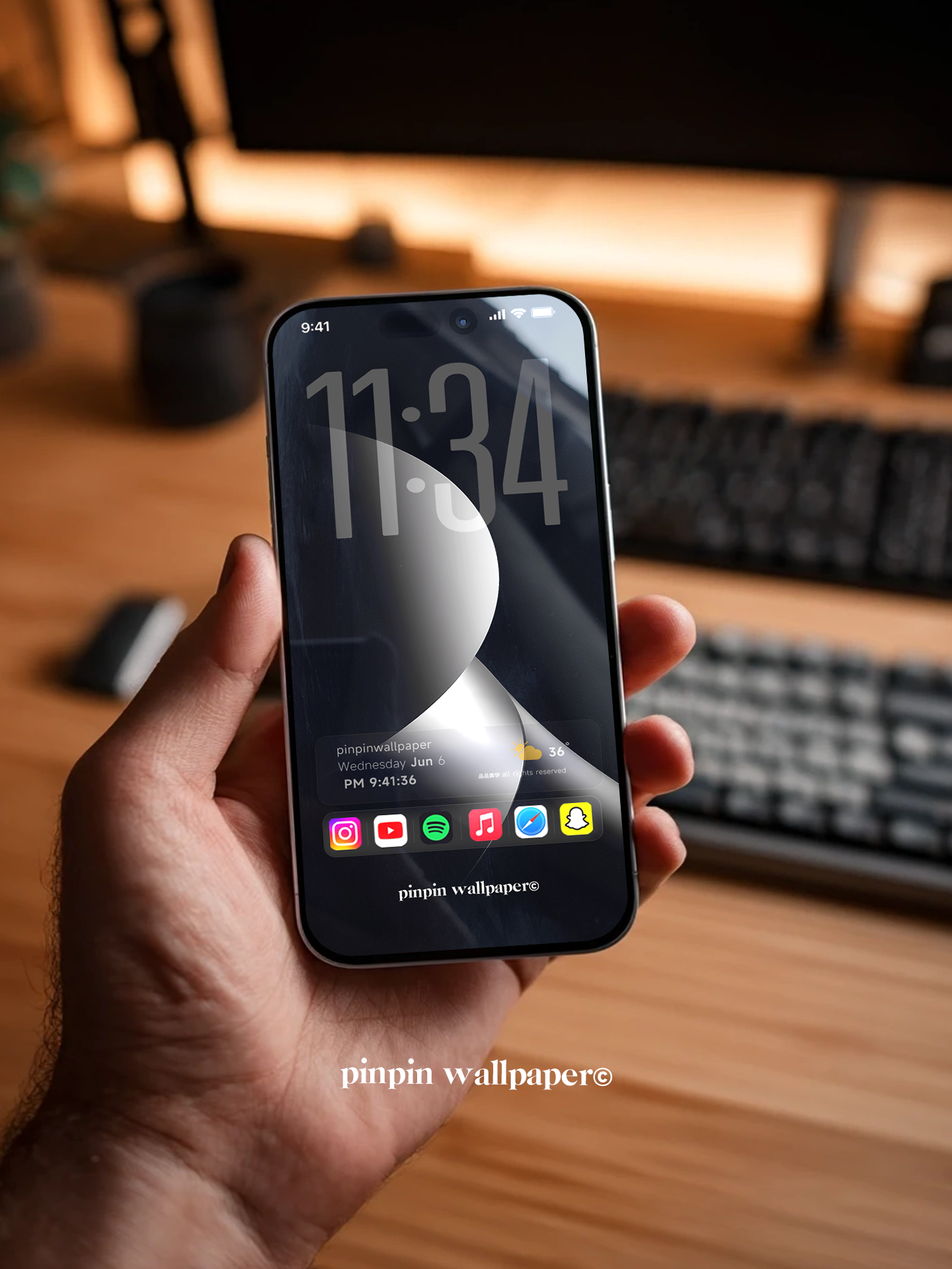 4K HD Phone Wallpaper Background -  NO.5960 Minimalist Gradient Style  wallpapers for iPhone and Android