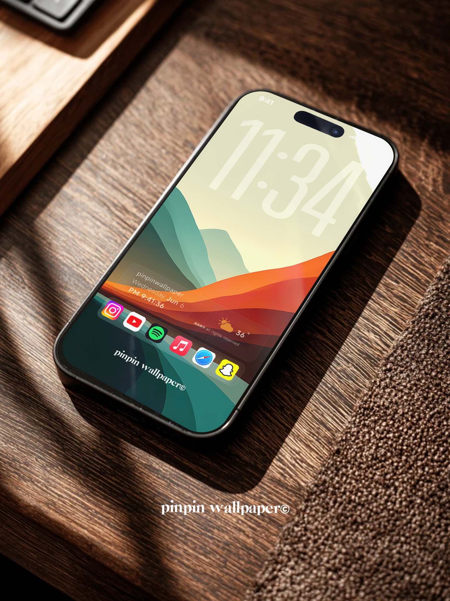 4K HD Phone Wallpaper Background -  NO.5961 Minimalist Gradient Style  wallpapers for iPhone and Android