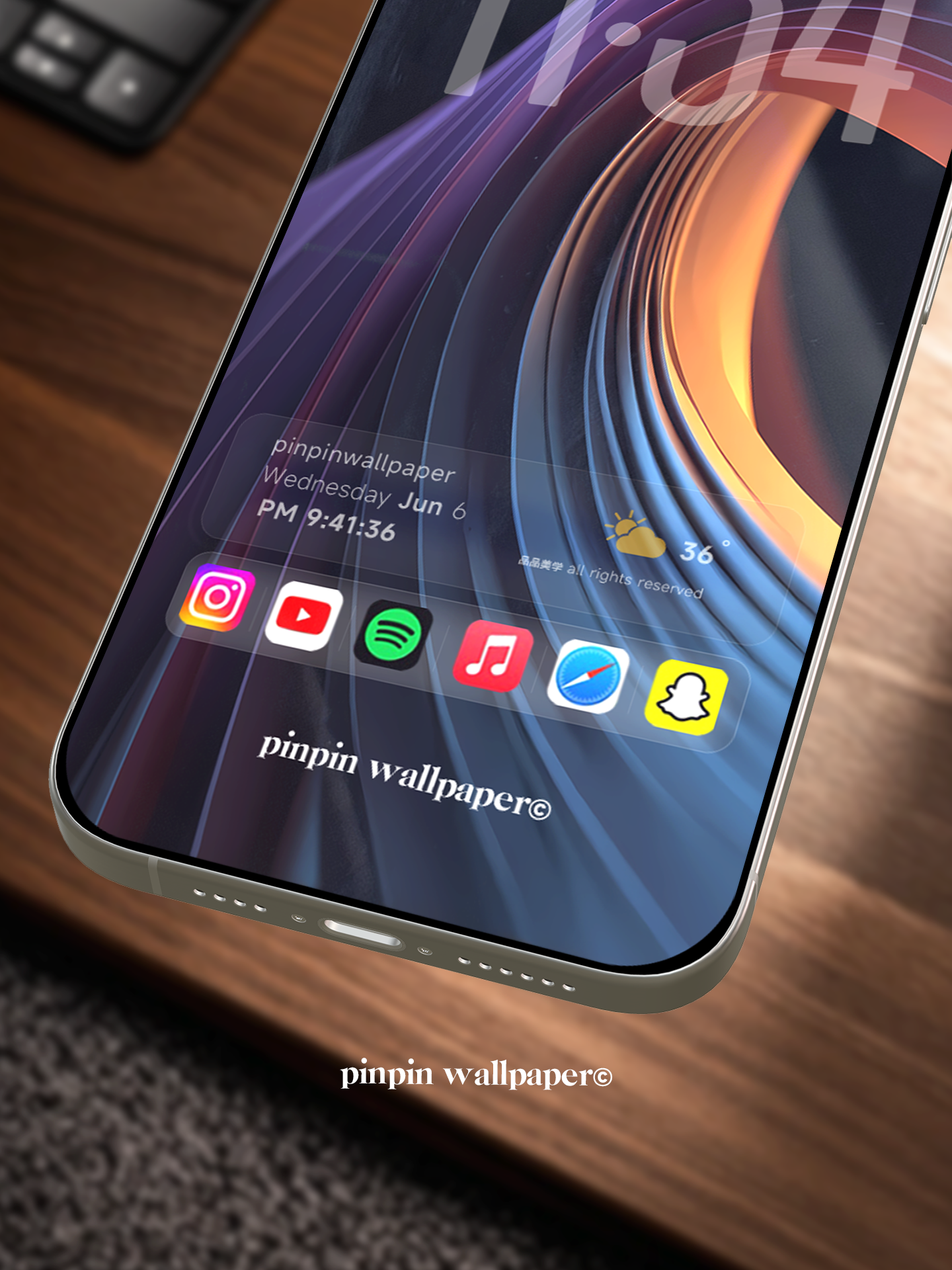 4K HD Phone Wallpaper Background -  NO.5962 Minimalist Gradient Style  wallpapers for iPhone and Android