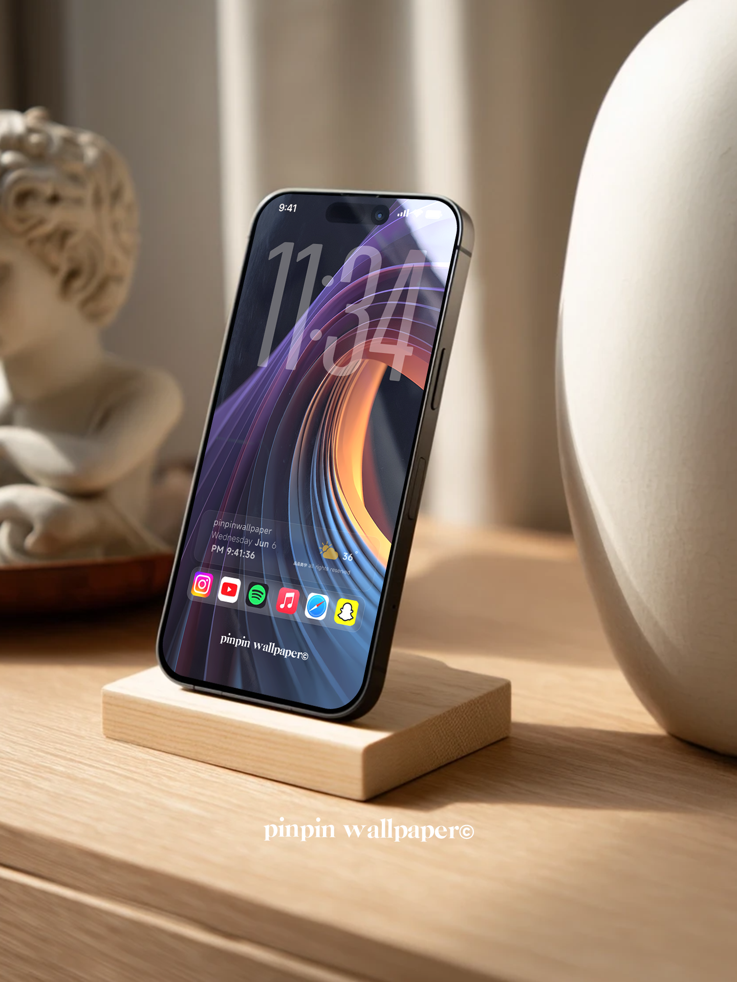 4K HD Phone Wallpaper Background -  NO.5962 Minimalist Gradient Style  wallpapers for iPhone and Android