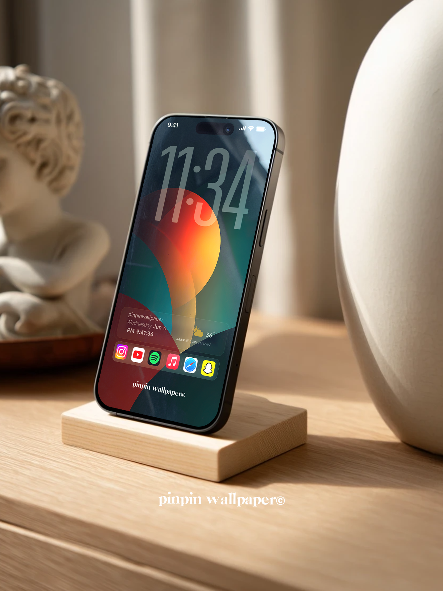 4K HD Phone Wallpaper Background -  NO.5963 Minimalist Gradient Style  wallpapers for iPhone and Android