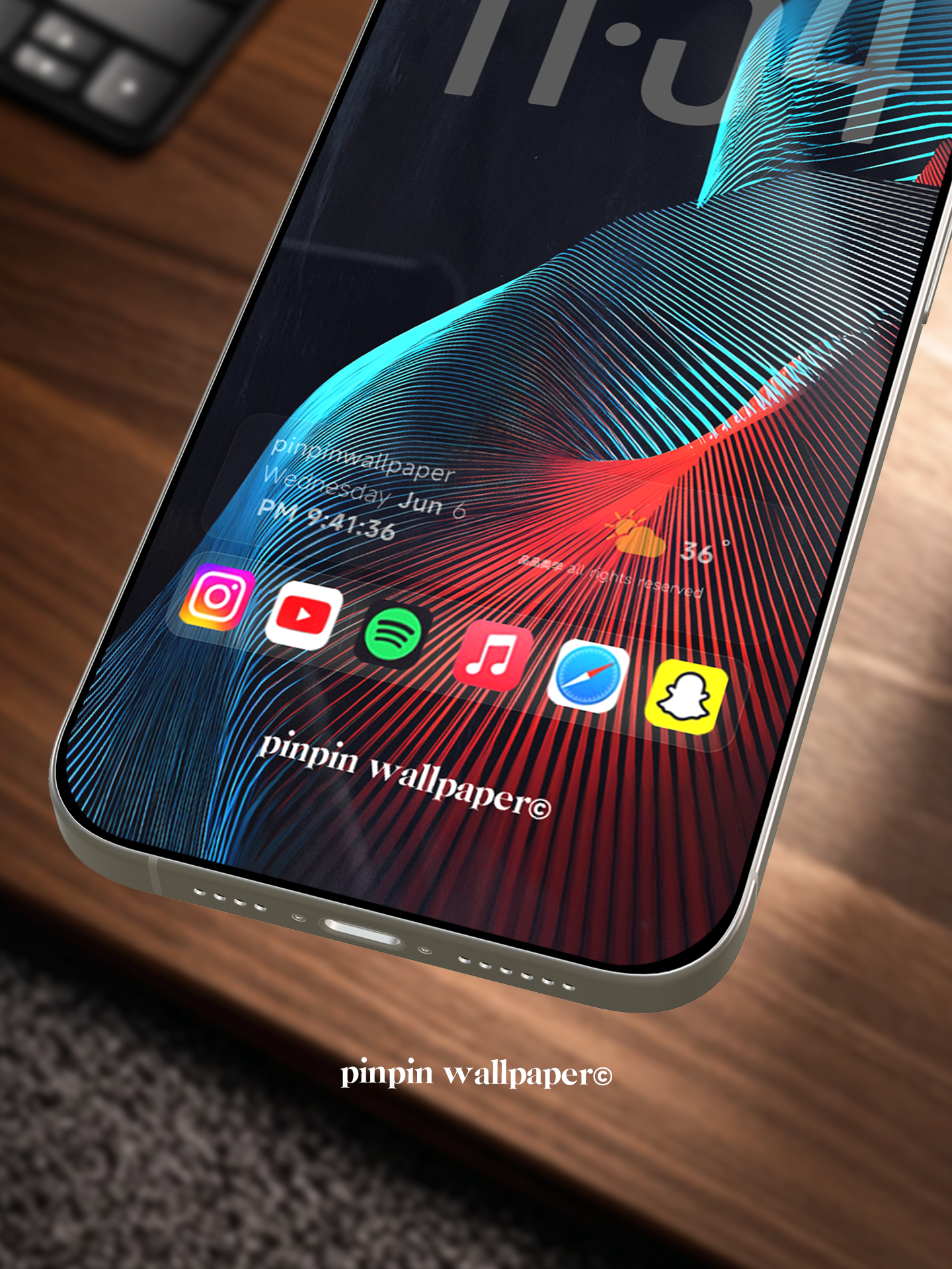 4K HD Phone Wallpaper Background -  NO.5964 Minimalist Gradient Style  wallpapers for iPhone and Android