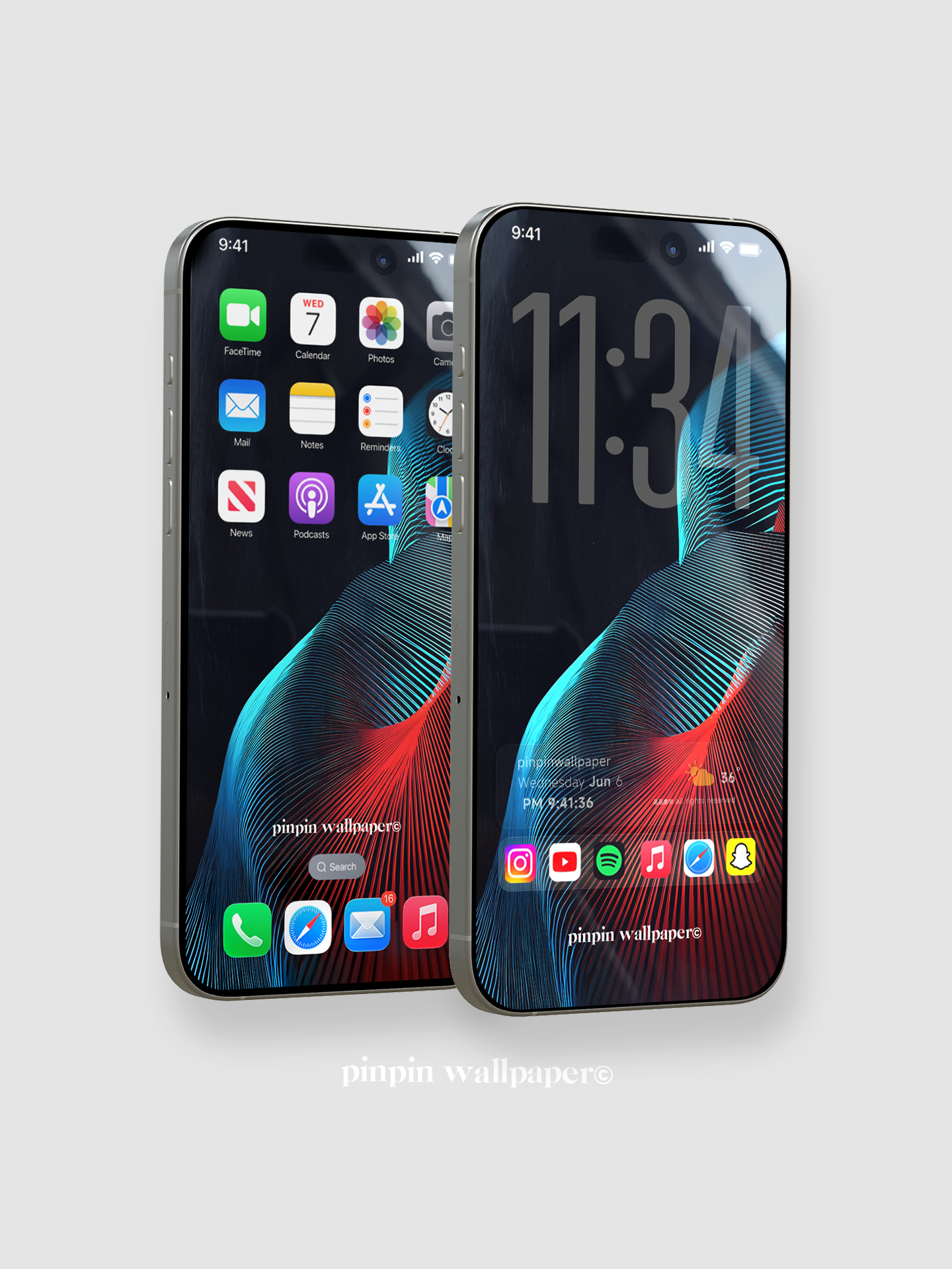 4K HD Phone Wallpaper Background -  NO.5964 Minimalist Gradient Style  wallpapers for iPhone and Android