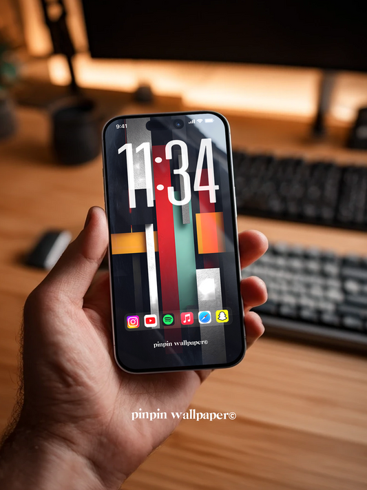 4K HD Phone Wallpaper Background -  NO.5966 Minimalist Gradient Style  wallpapers for iPhone and Android