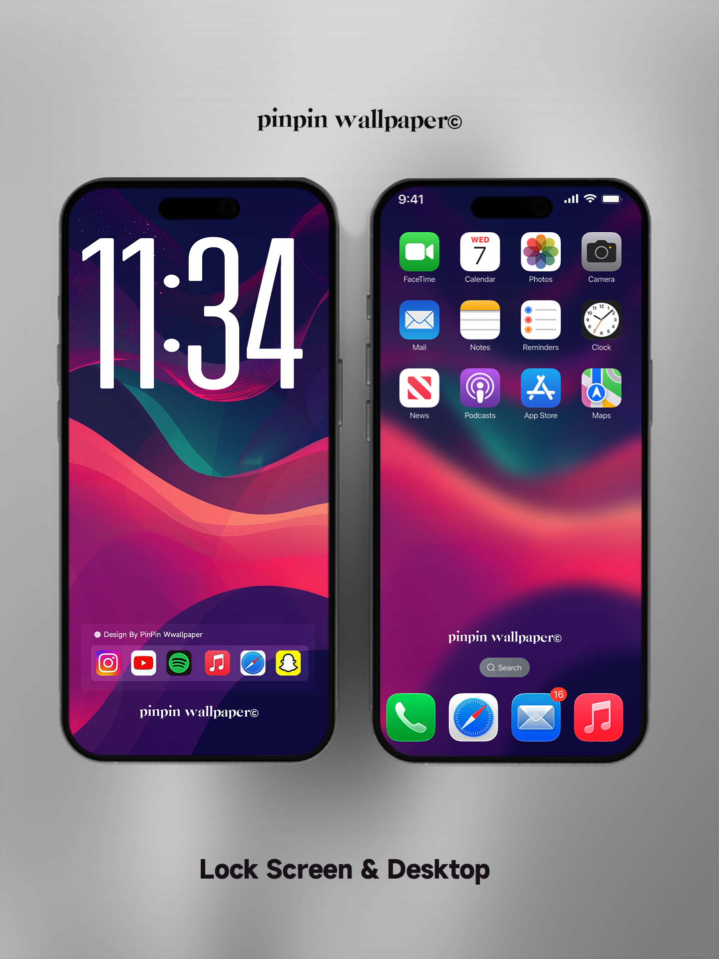 4K HD Phone Wallpaper Background -  Minimalist Gradient Style  wallpapers for iPhone and Android