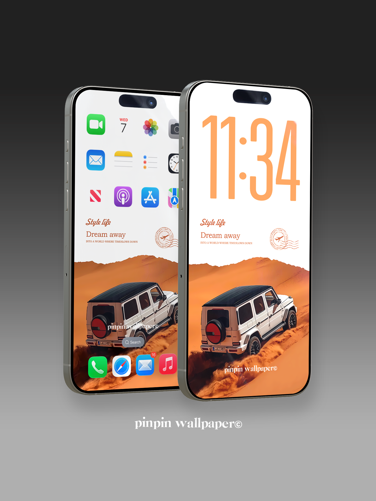 4K HD Phone Wallpaper Background -  NO.5970 Minimalist Gradient Style  wallpapers for iPhone and Android