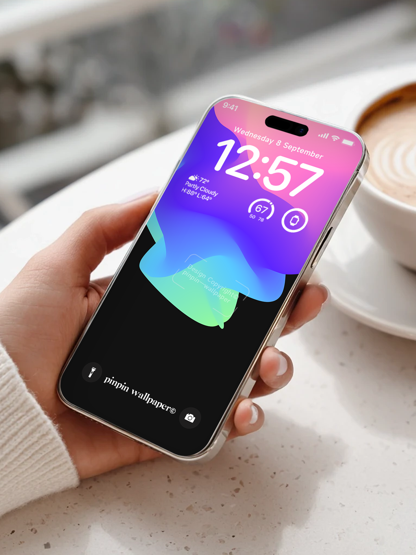 4K HD 壁紙の背景 - iPhone および Android 向け Black Universe Series20