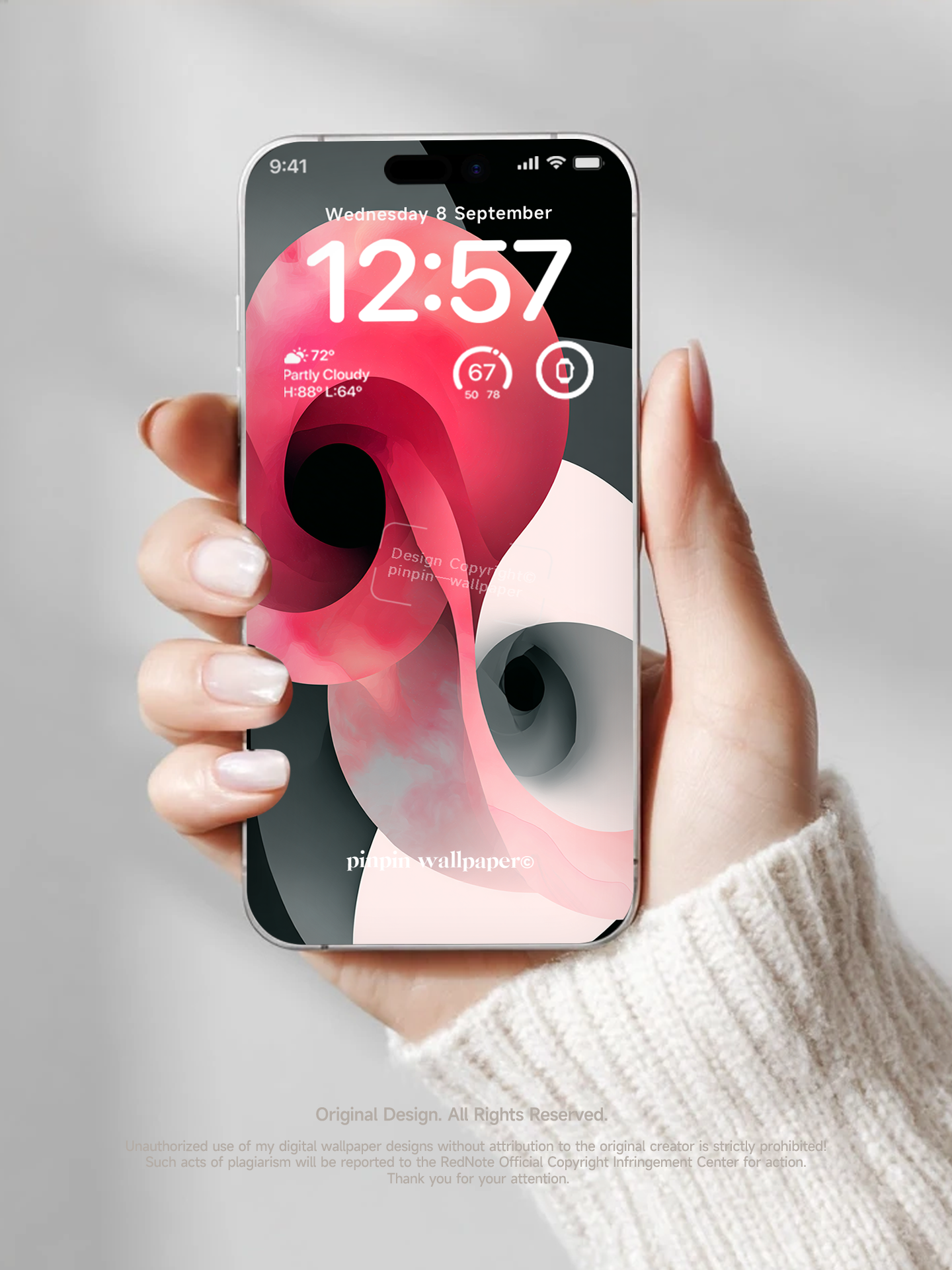 4K HD Phone Wallpaper Background -  NO.5973 Minimalist Gradient Style  wallpapers for iPhone and Android