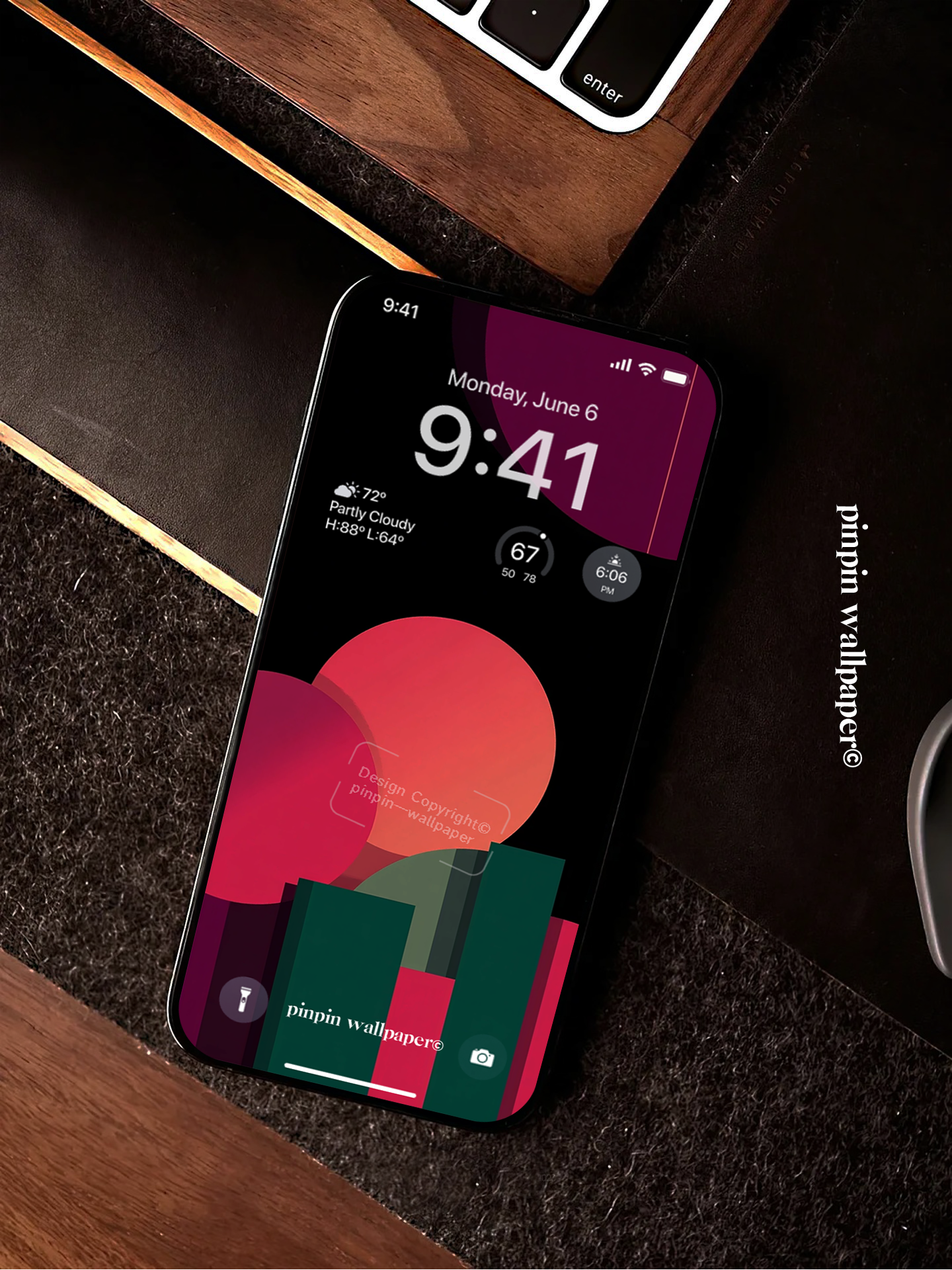 4K HD Phone Wallpaper Background -  NO.5728 Minimalist Gradient Style  wallpapers for iPhone and Android