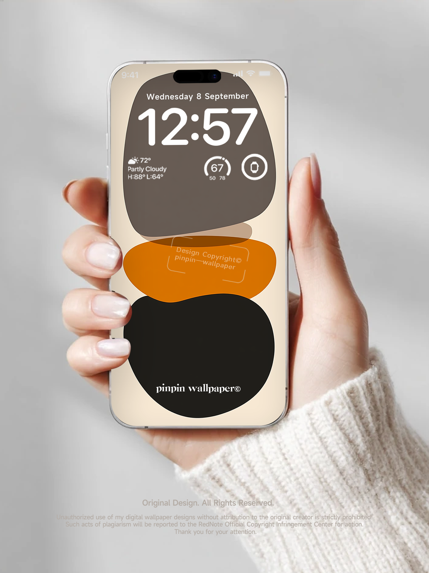 4K HD Phone Wallpaper Background -  NO.5974 Minimalist Gradient Style  wallpapers for iPhone and Android