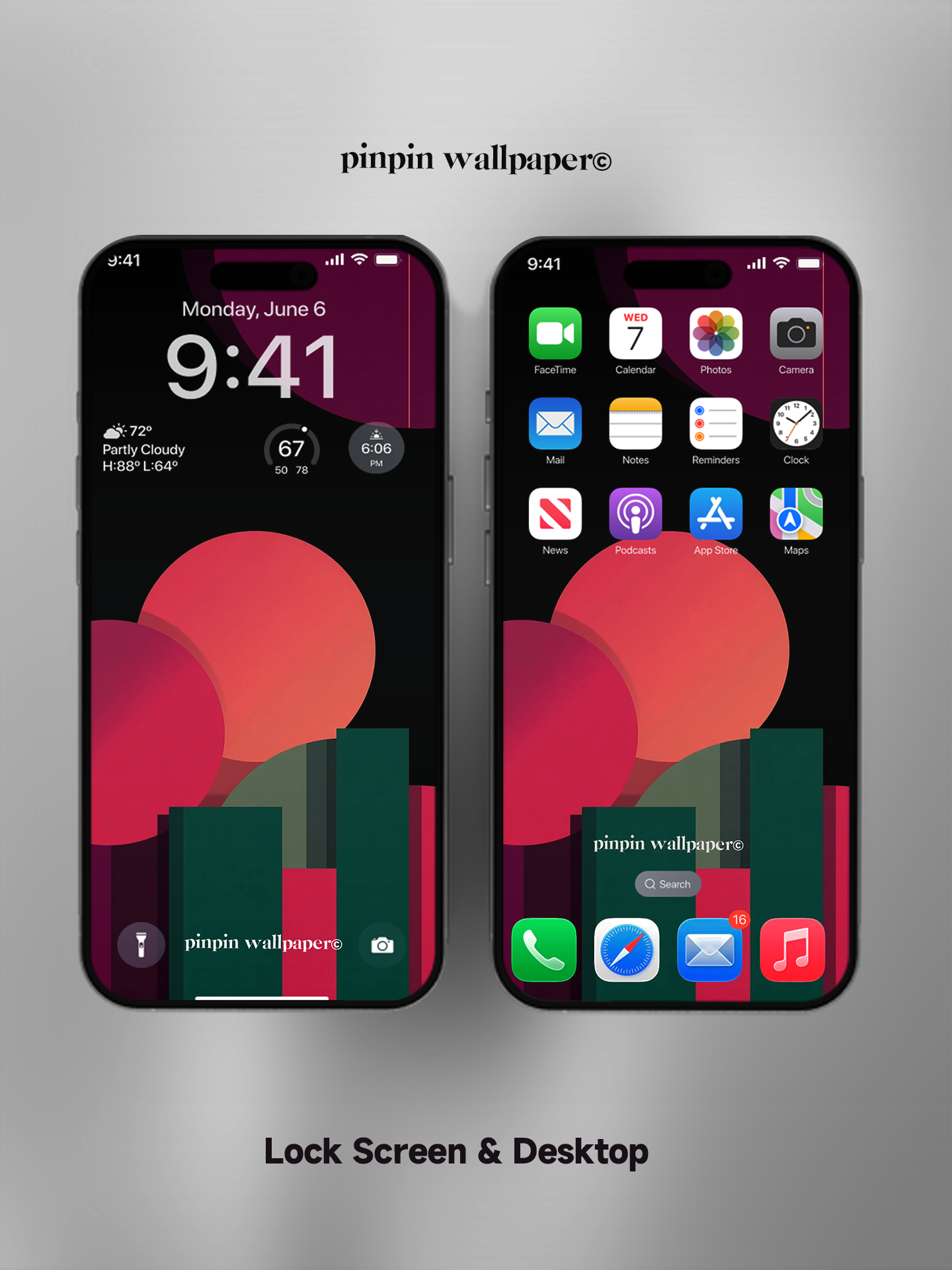 4K HD Phone Wallpaper Background -  NO.5728 Minimalist Gradient Style  wallpapers for iPhone and Android