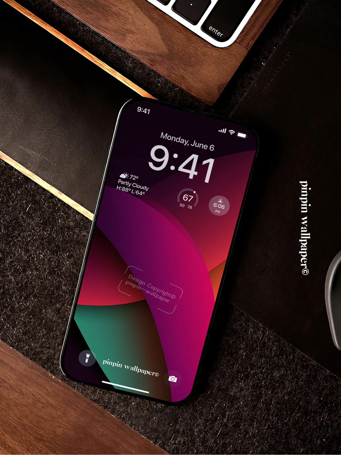 4K HD Phone Wallpaper Background -  NO.5729 Minimalist Gradient Style  wallpapers for iPhone and Android