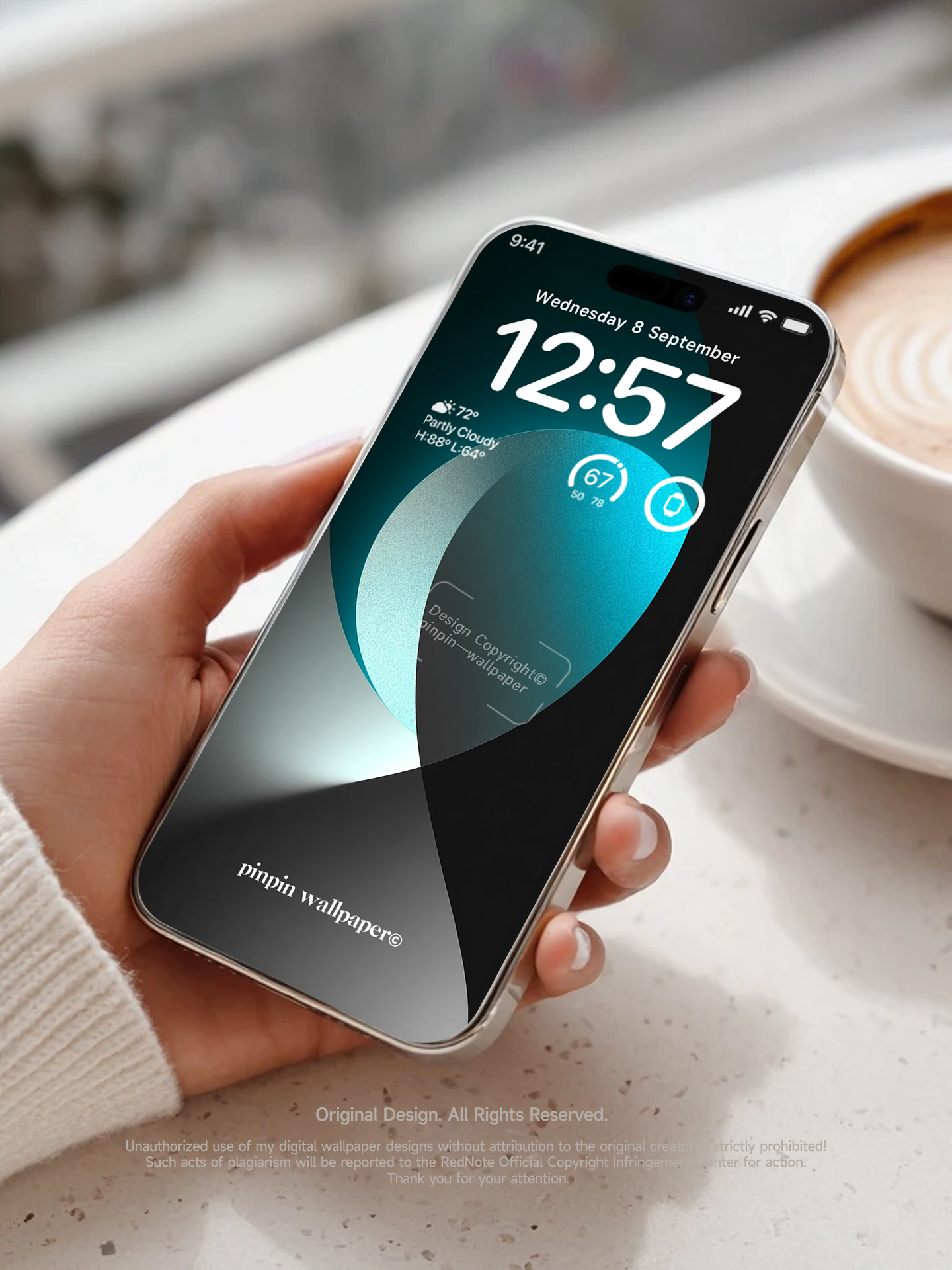 4K HD Phone Wallpaper Background -  NO.5990 Minimalist Gradient Style  wallpapers for iPhone and Android