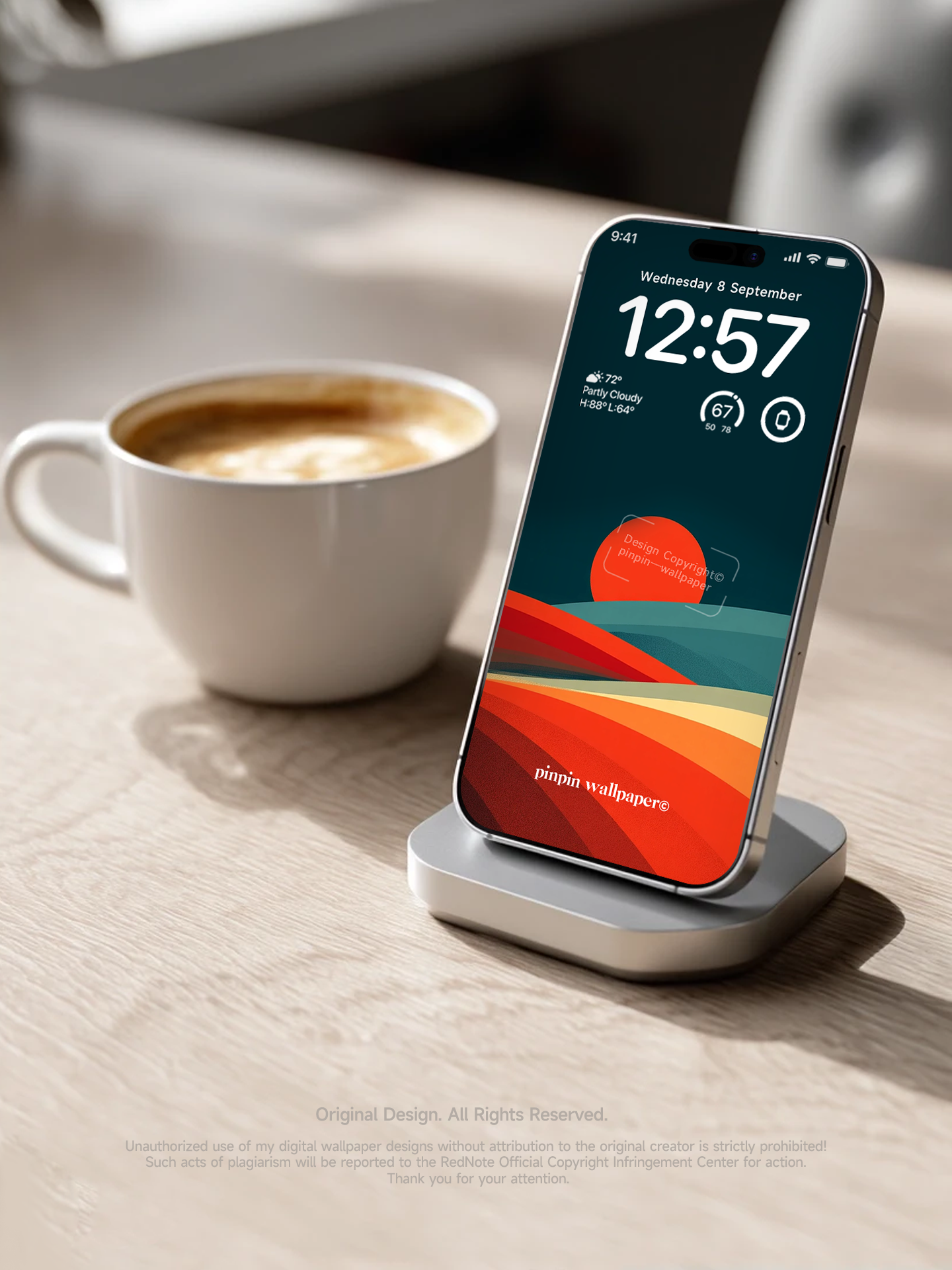 4K HD Phone Wallpaper Background -  NO.5991 Minimalist Gradient Style  wallpapers for iPhone and Android