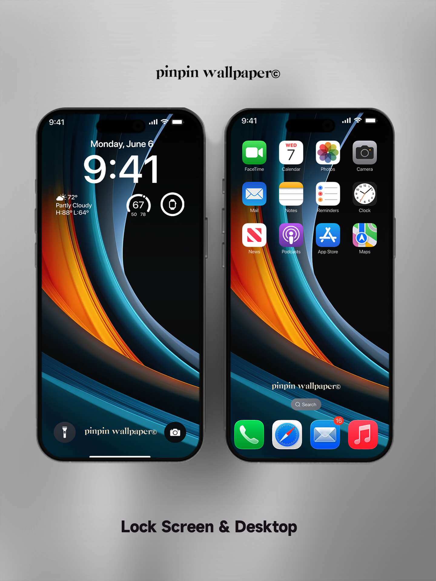4K HD Phone Wallpaper Background -  NO.5754 Minimalist Gradient Style  wallpapers for iPhone and Android