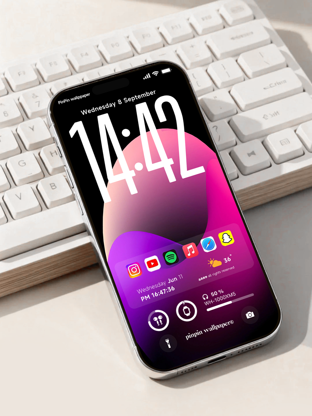 4K HD 壁紙の背景 - iPhone および Android 向け Black Universe Series20