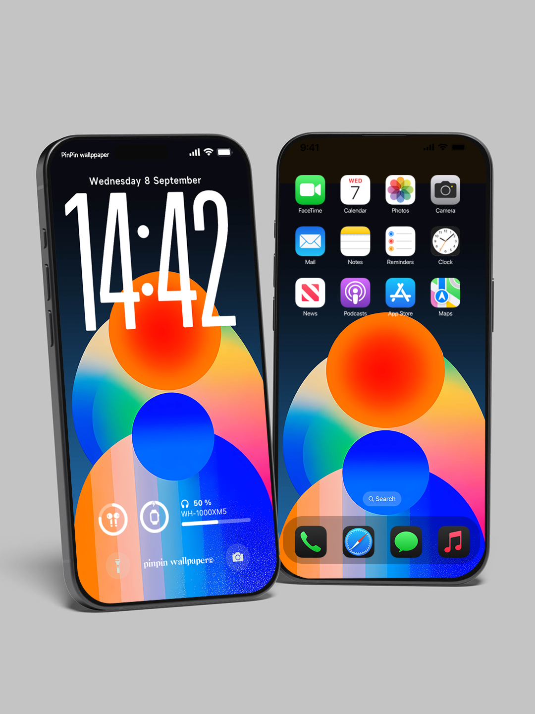 4K HD 壁紙の背景 - iPhone および Android 向け Black Universe Series20