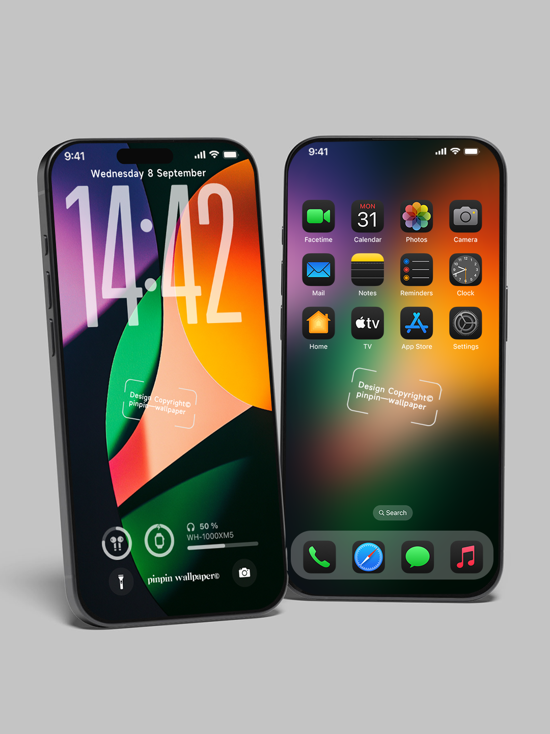 4K HD 壁紙の背景 - iPhone および Android 向け Black Universe Series20