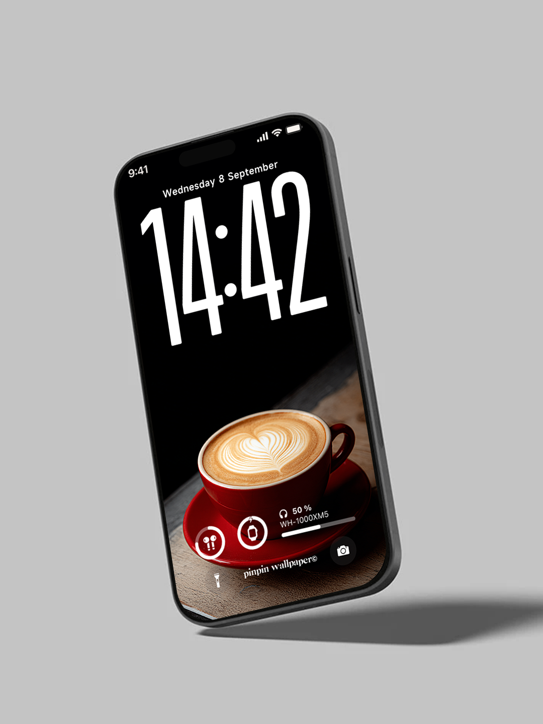 4K HD Phone Wallpaper Background - NO.6084 Minimalist Gradient Style red hot coffee wallpapers for iPhone and Android