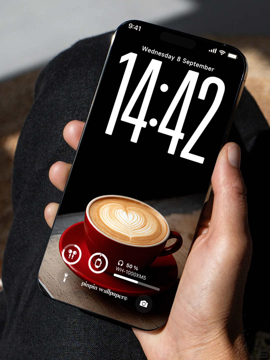 4K HD Phone Wallpaper Background - NO.6084 Minimalist Gradient Style red hot coffee wallpapers for iPhone and Android