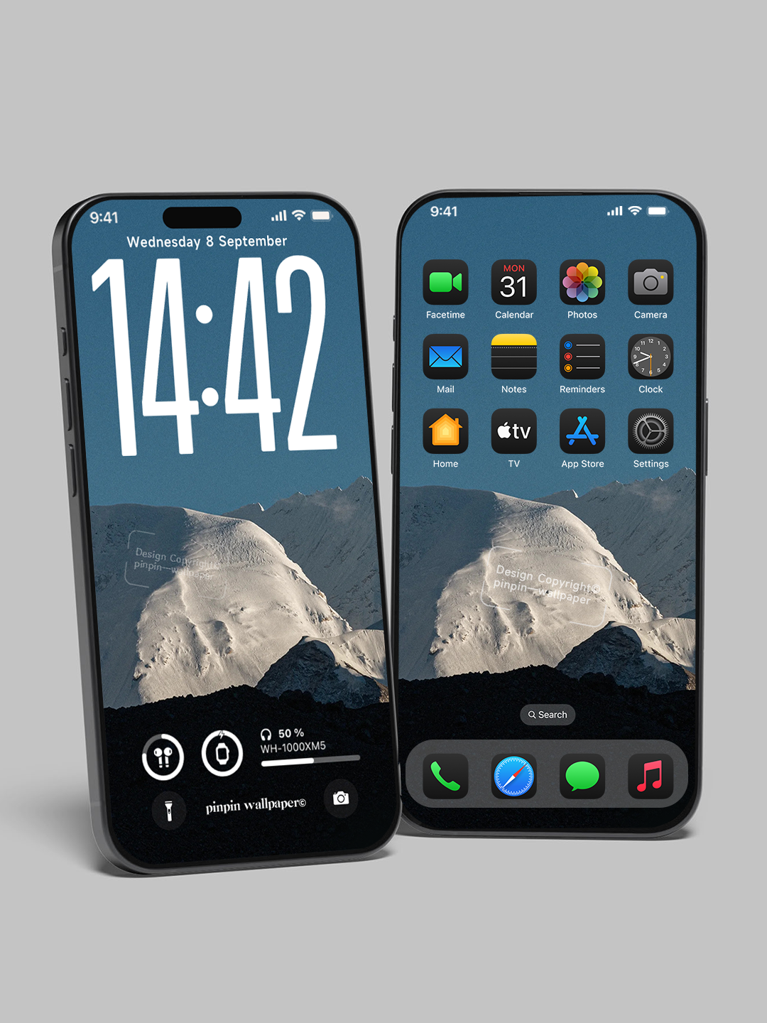 4K HD 壁紙の背景 - iPhone および Android 向け Black Universe Series20