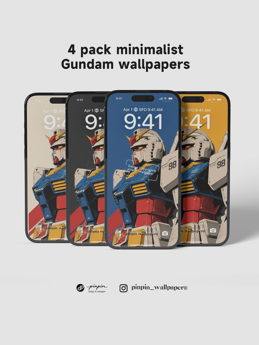 Iron Man phone Wallpaper Pack with 4 Different Color Schemes: 8K HD Lock Screen Wallpapers