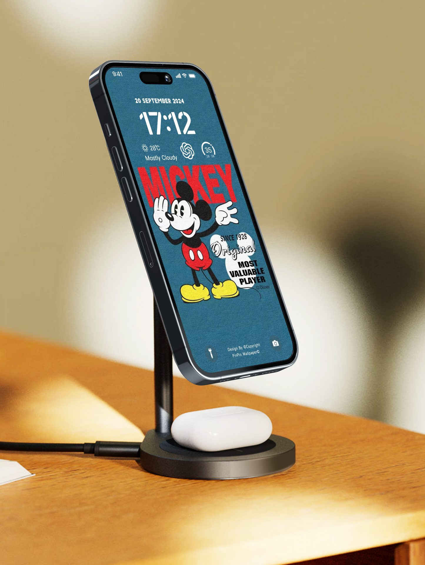 4K HD Phone Wallpaper Background - Lovely Mickey for iPhone and Android