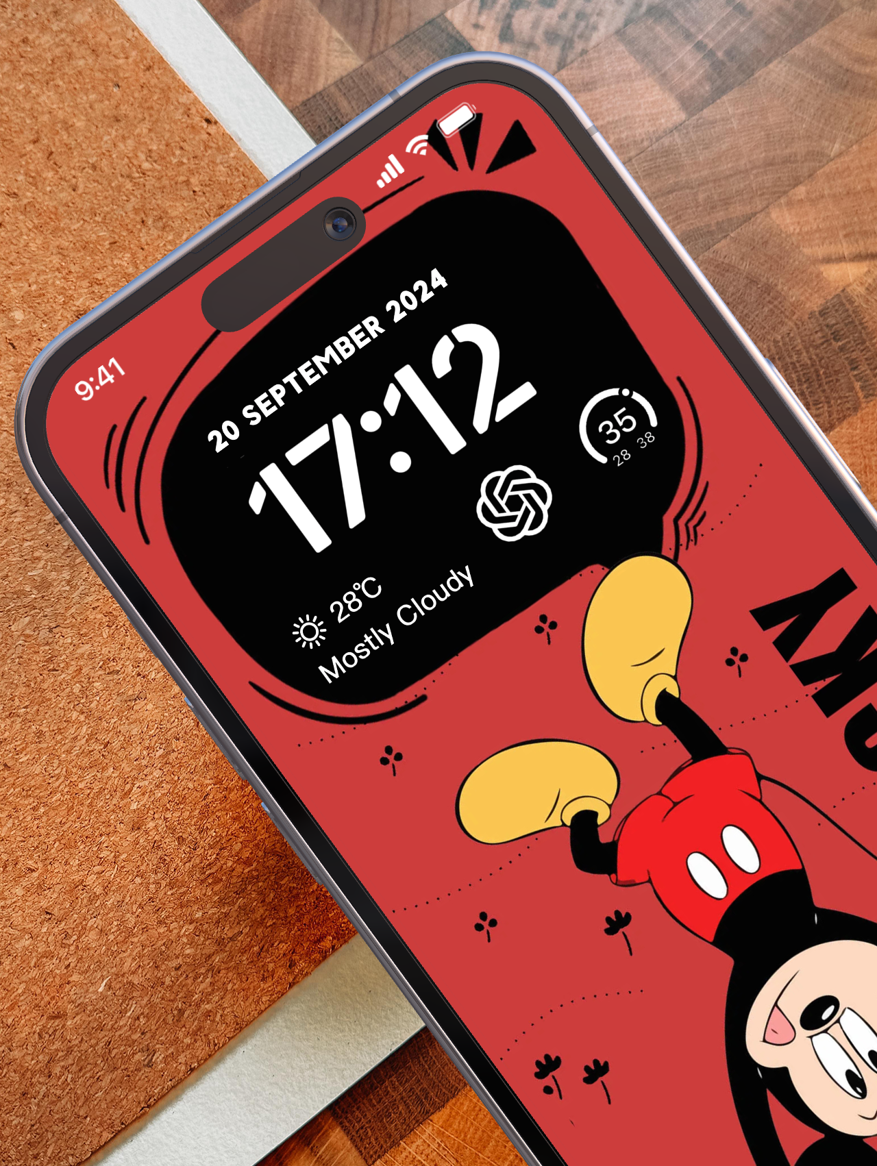 4K HD Phone Wallpaper Background - Lovely Mickey for iPhone and Android