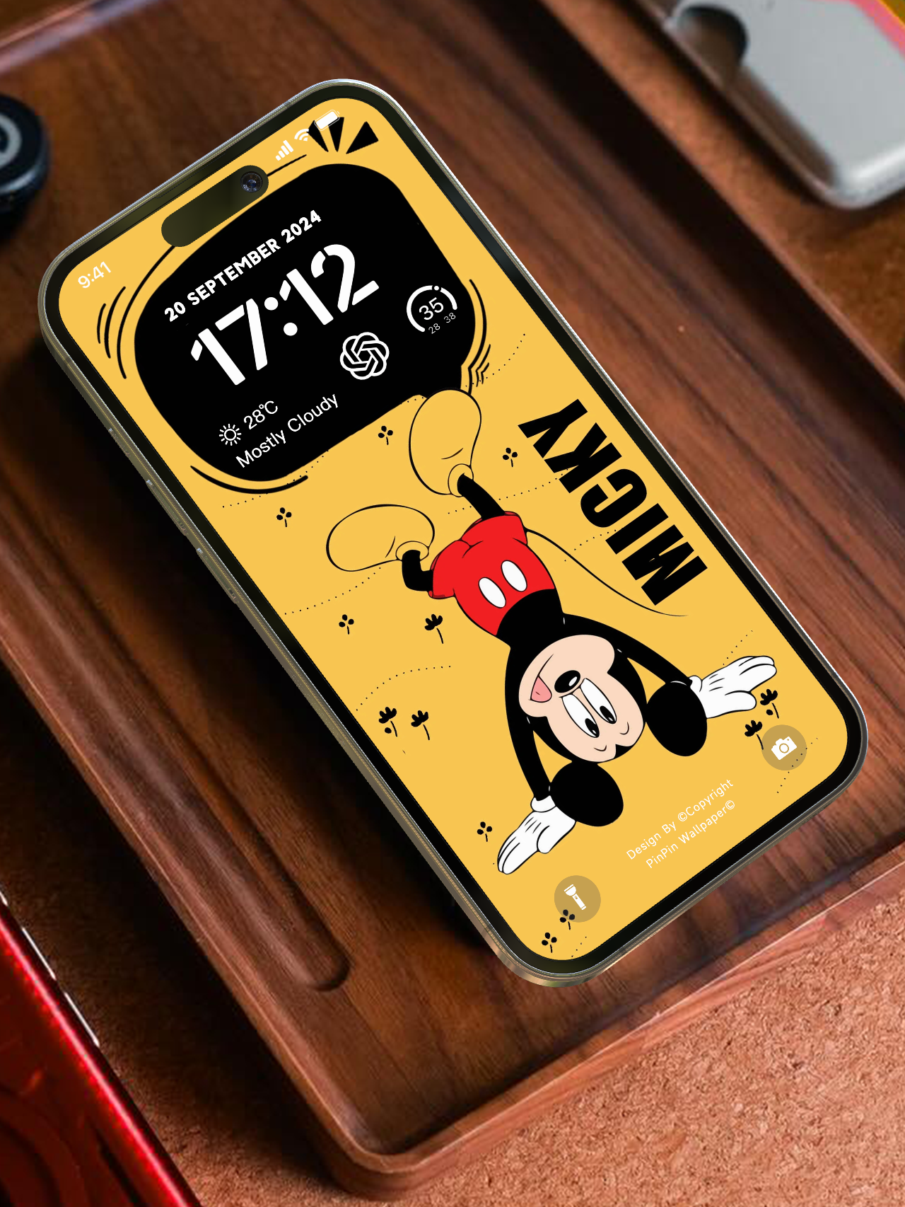 4K HD Phone Wallpaper Background - Lovely Mickey for iPhone and Android