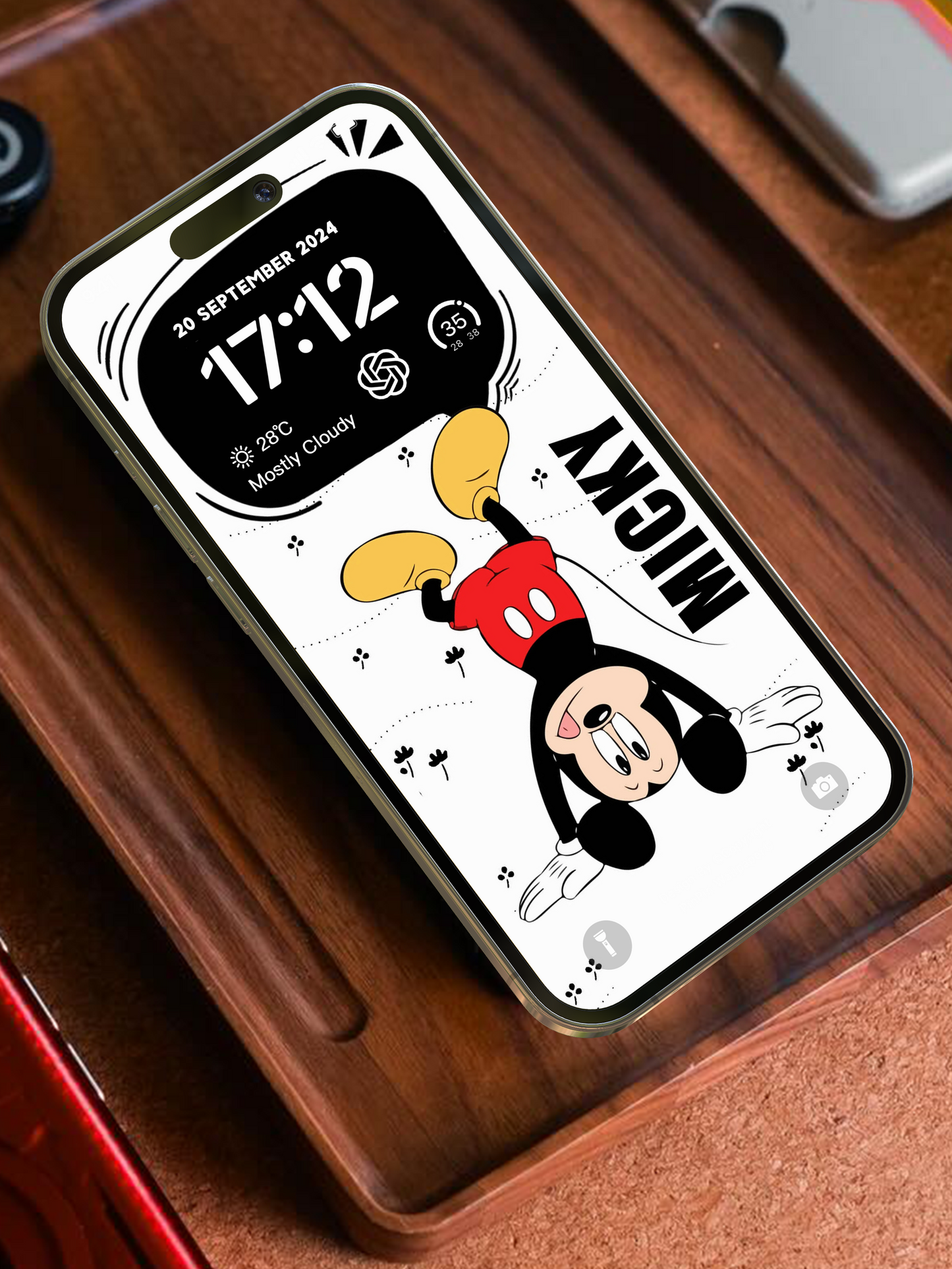 4K HD Phone Wallpaper Background - Lovely Mickey for iPhone and Android