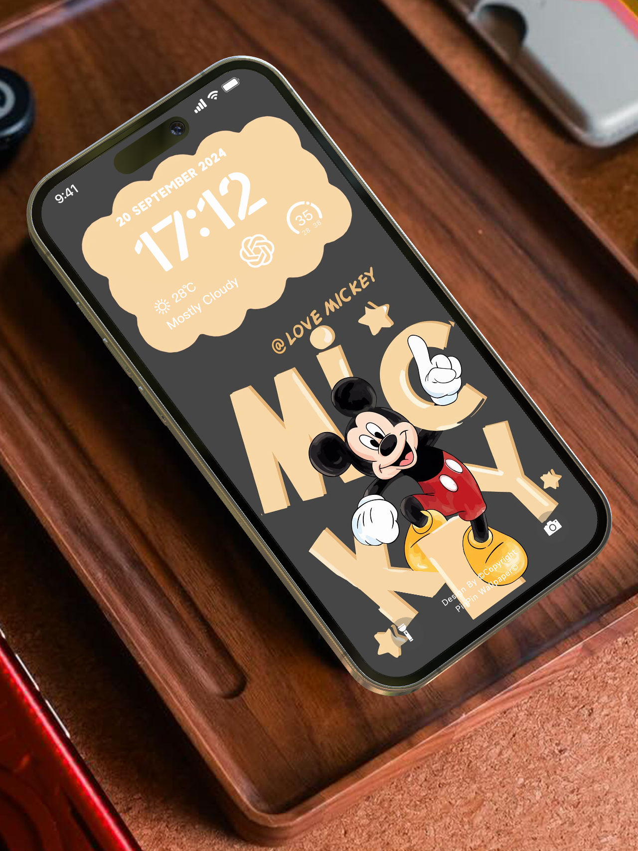 4K HD Phone Wallpaper Background - Lovely Mickey for iPhone and Android