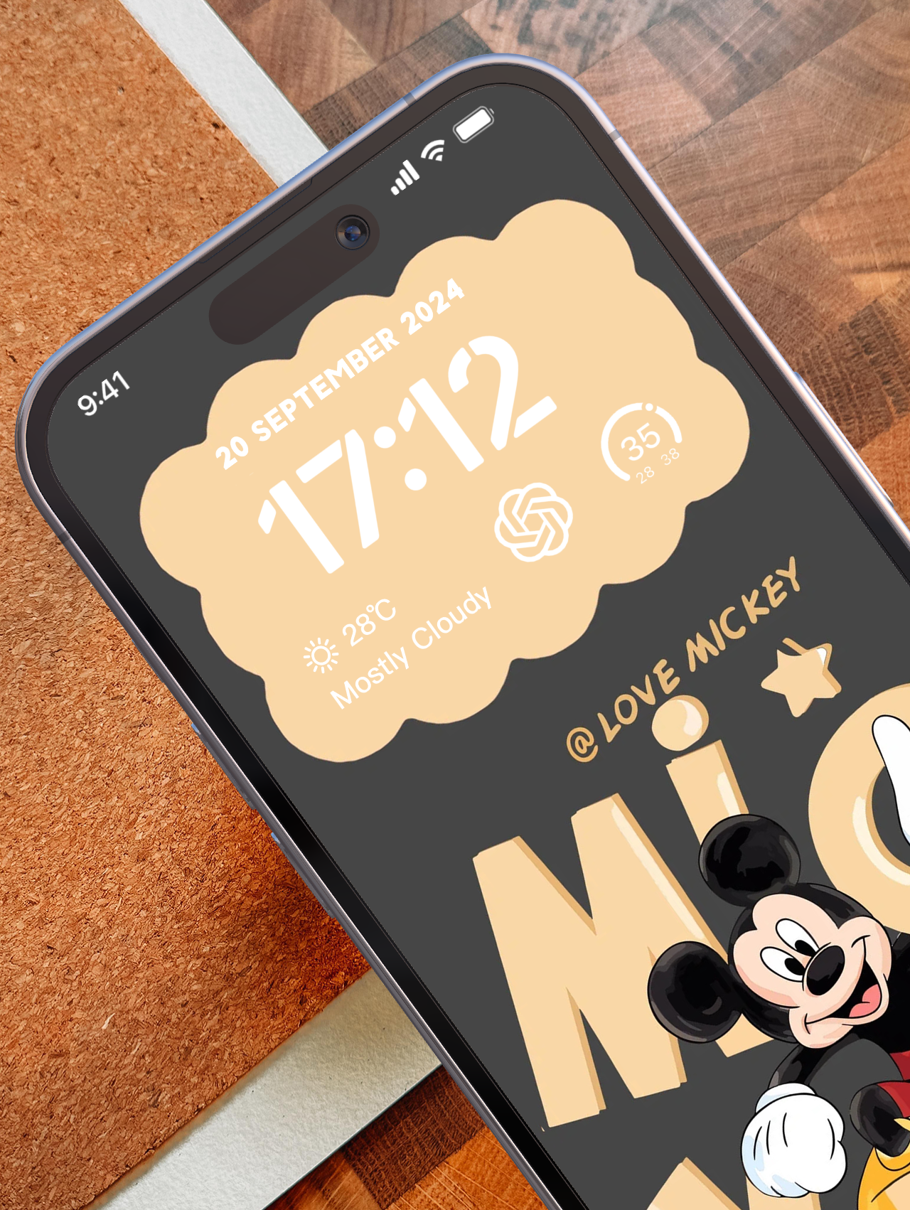 4K HD Phone Wallpaper Background - Lovely Mickey for iPhone and Android