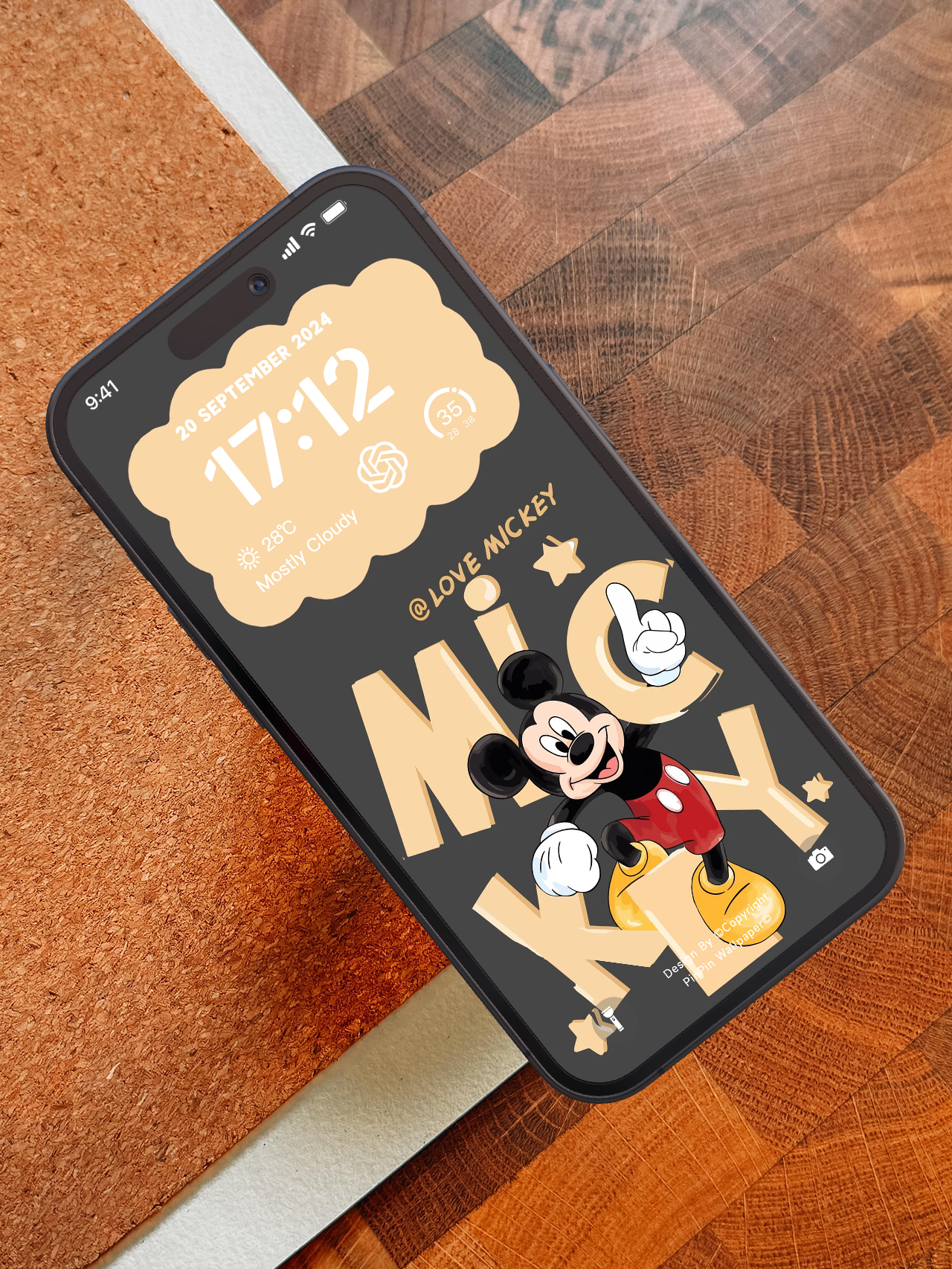 4K HD Phone Wallpaper Background - Lovely Mickey for iPhone and Android