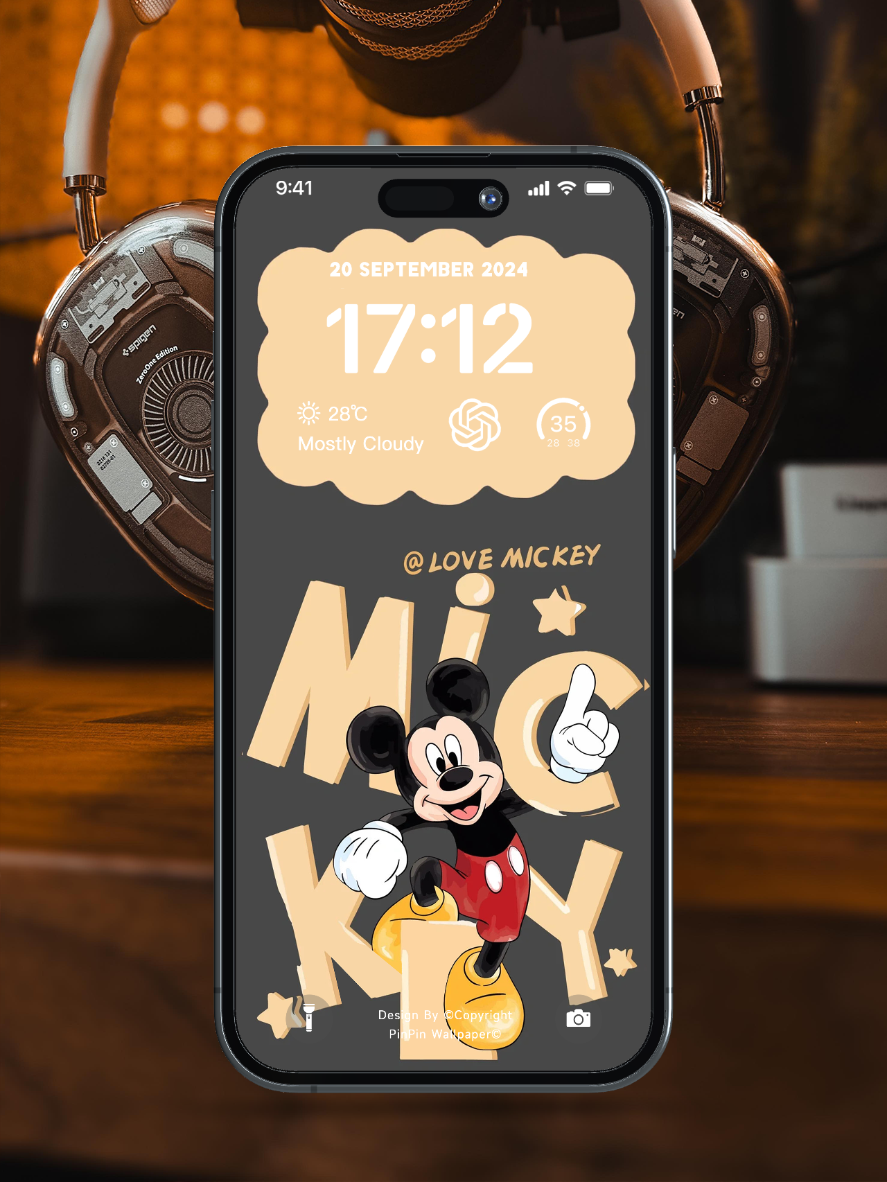 4K HD Phone Wallpaper Background - Lovely Mickey for iPhone and Android