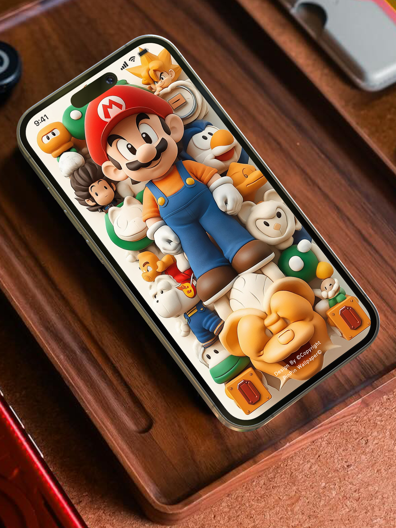 4K HD Phone Wallpaper Background - 3D Super Mario for iPhone and Android