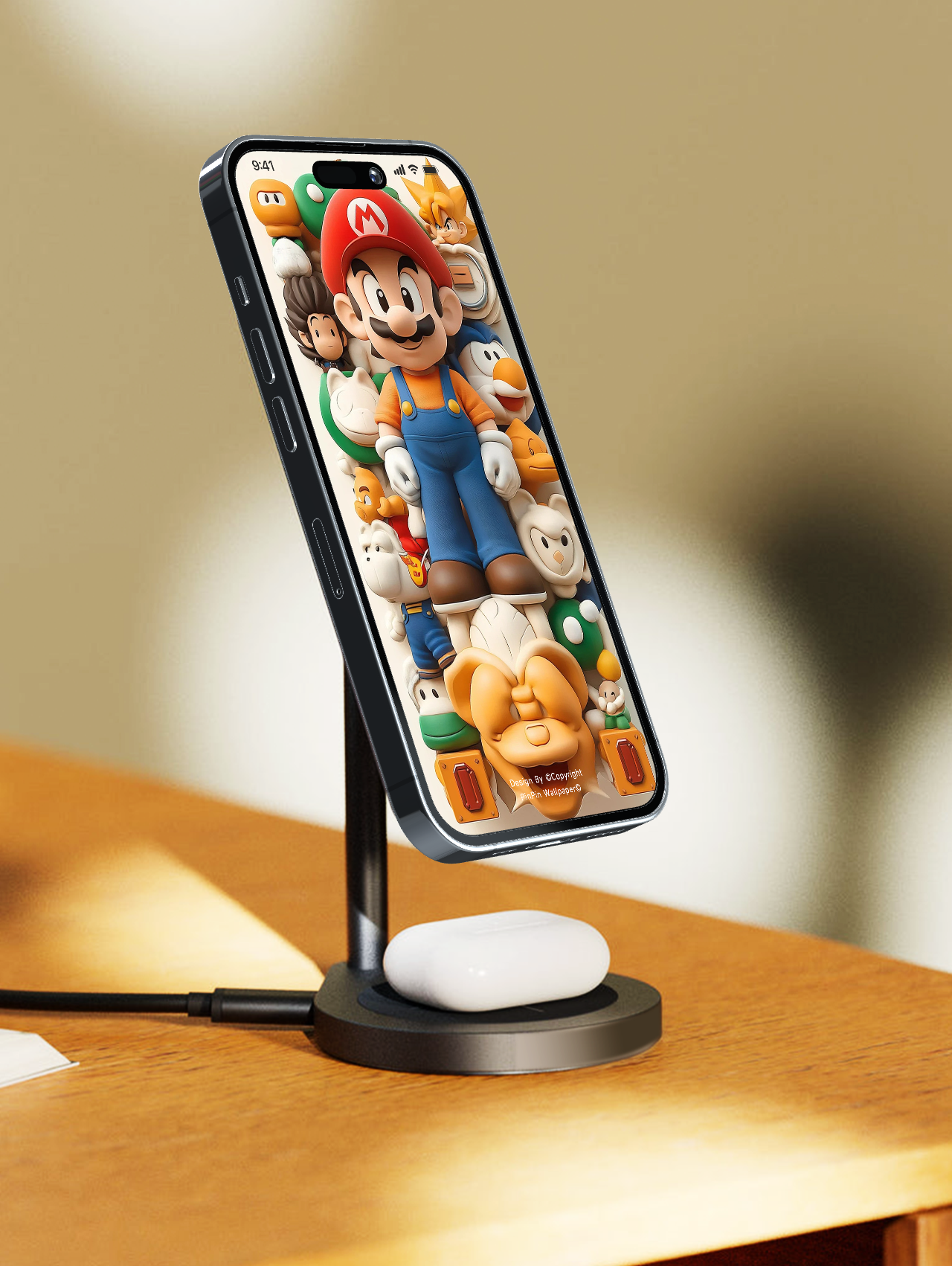 4K HD Phone Wallpaper Background - 3D Super Mario for iPhone and Android