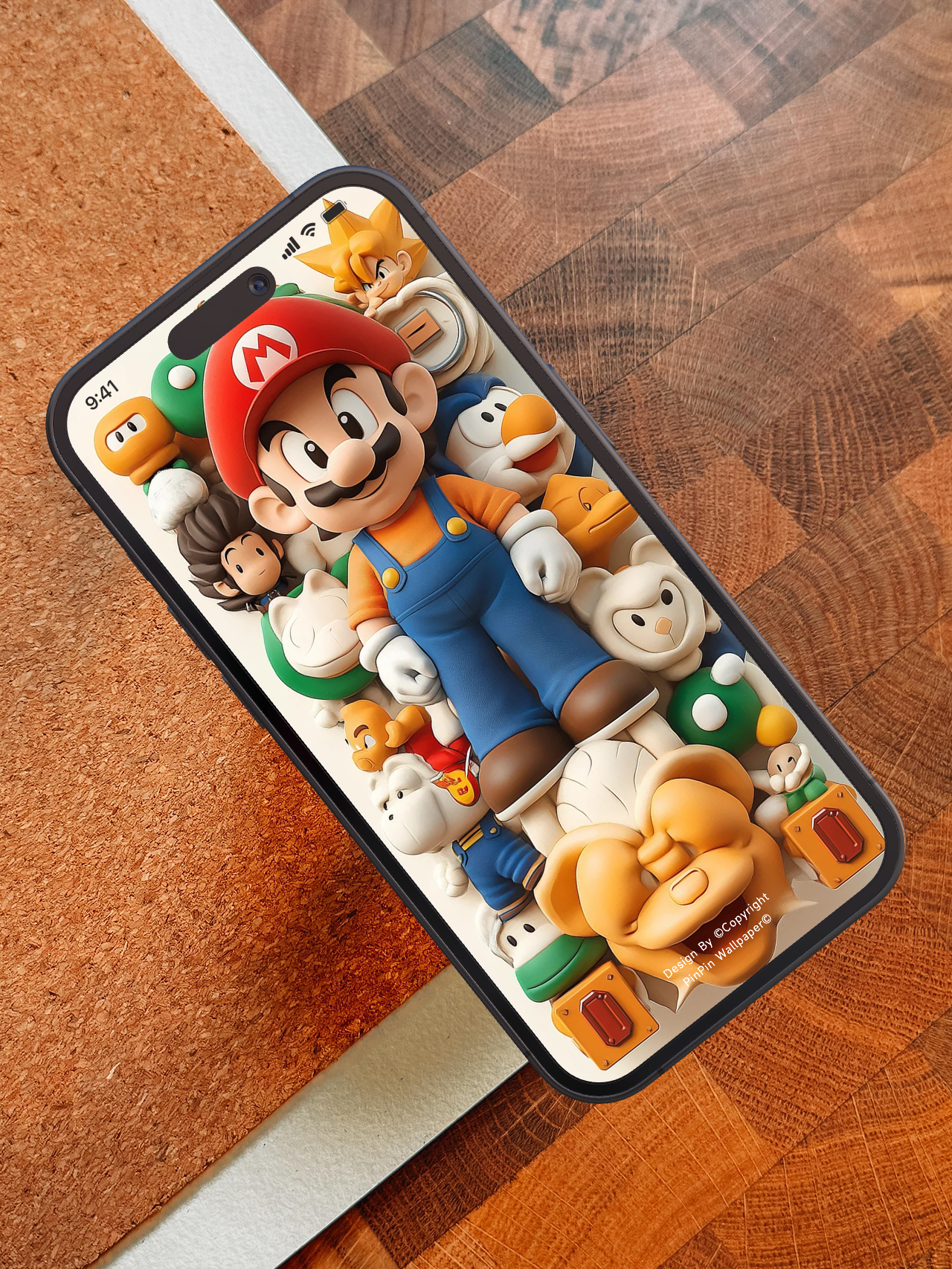 4K HD Phone Wallpaper Background - 3D Super Mario for iPhone and Android