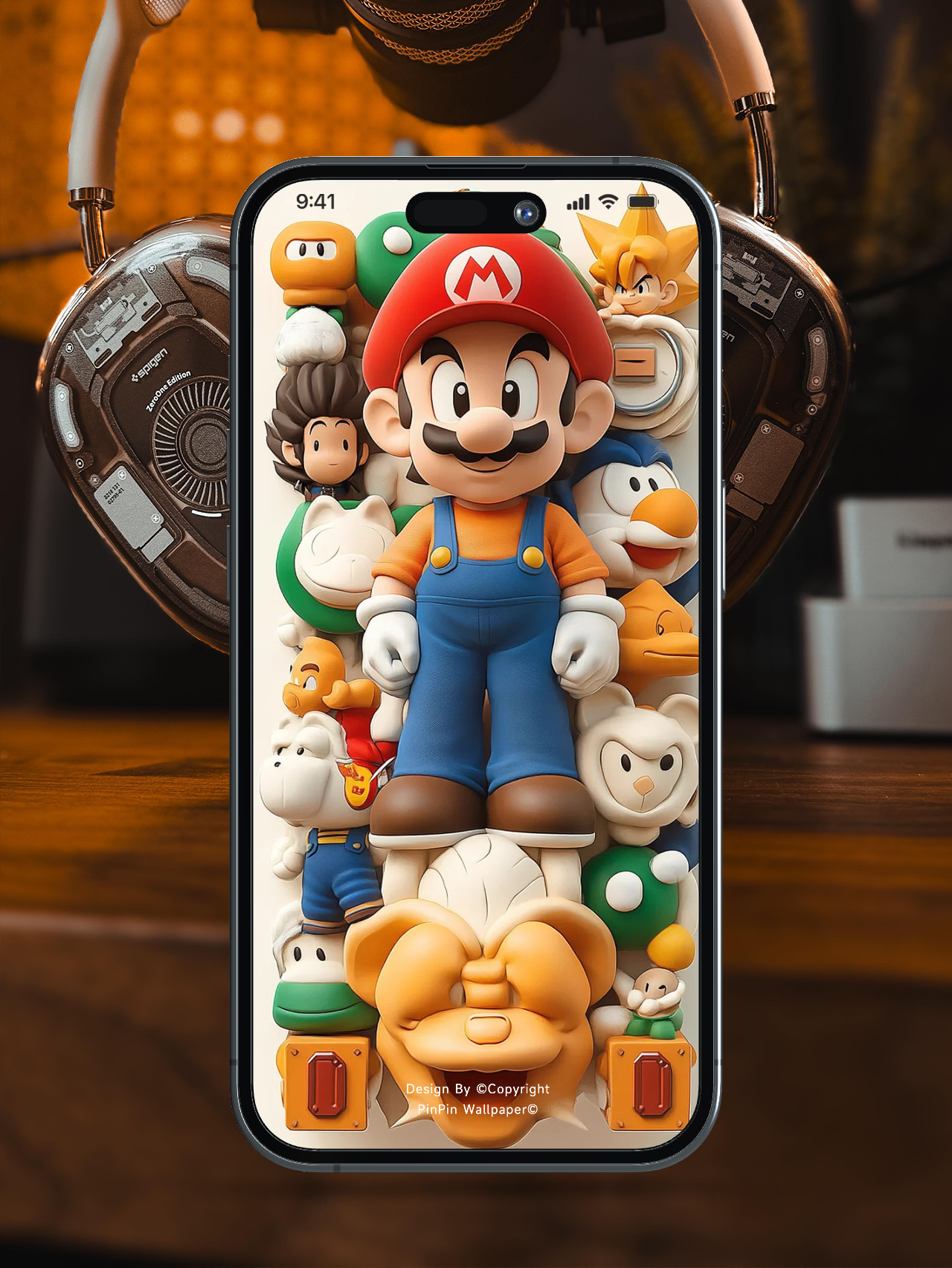 4K HD Phone Wallpaper Background - 3D Super Mario for iPhone and Android