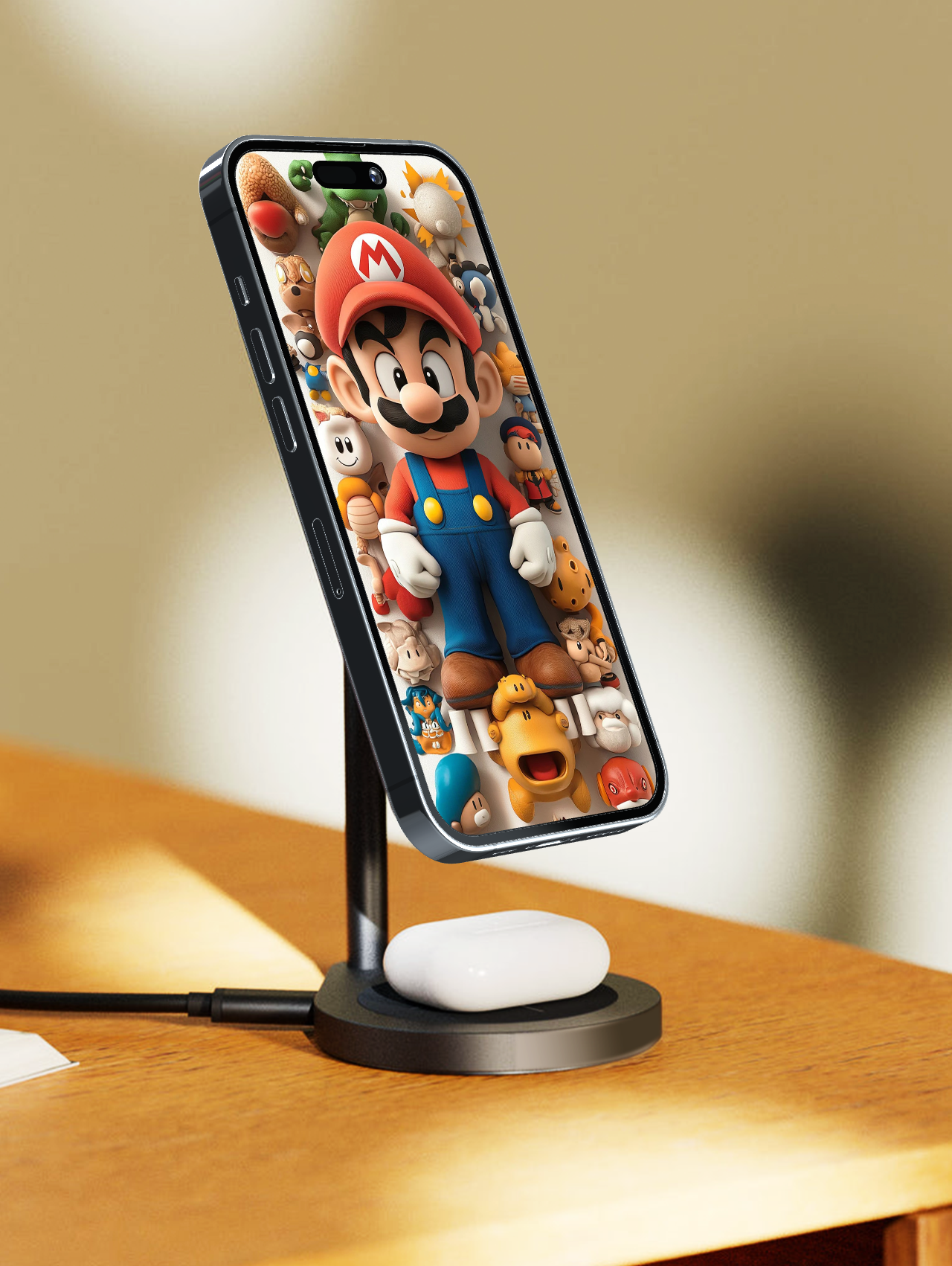 4K HD Phone Wallpaper Background - 3D Super Mario for iPhone and Android