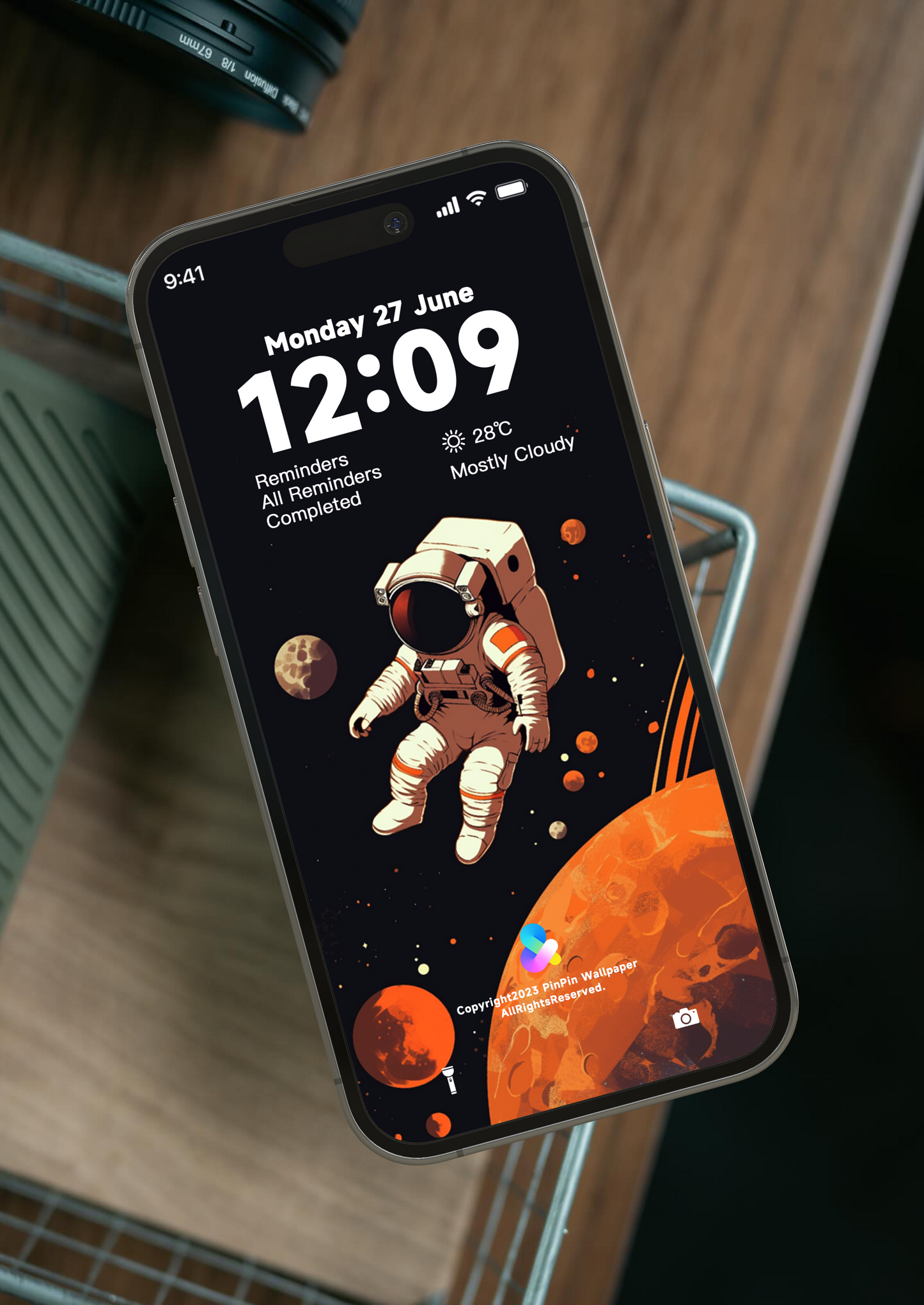 4K HD Wallpaper Background -Space astronaut- Lovely little boy for iPhone and Android