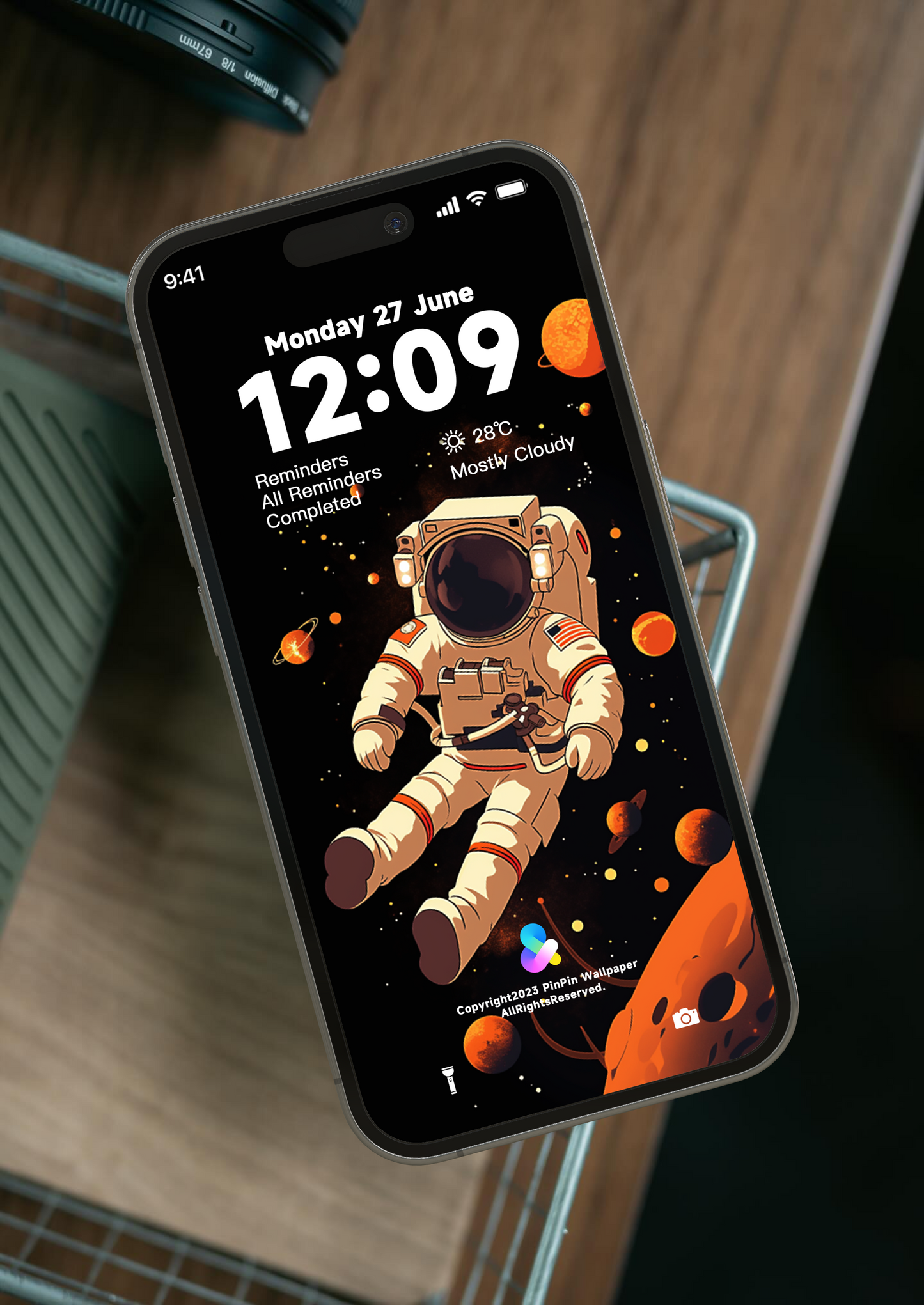 4K HD Wallpaper Background -Space astronaut- Lovely little boy for iPhone and Android