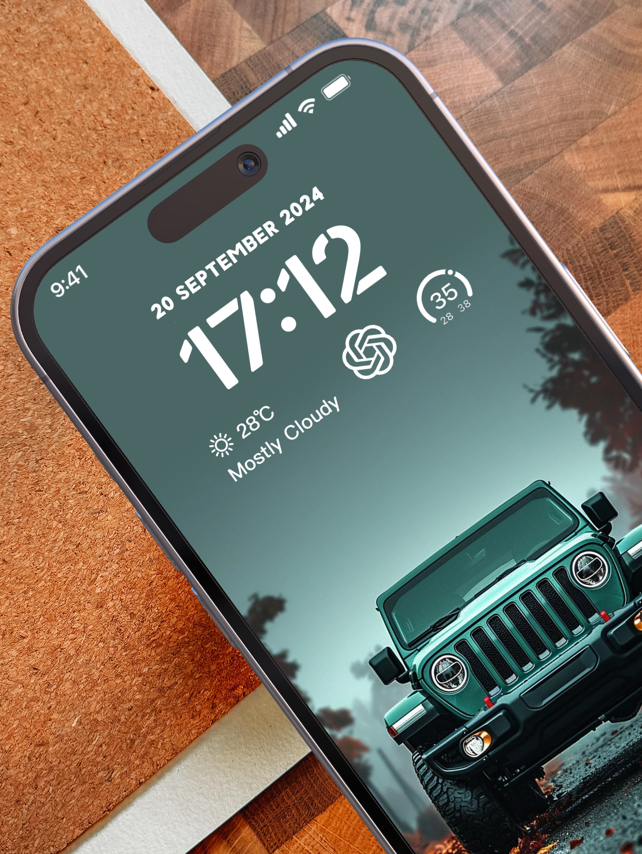 4K HD Phone Wallpaper Background - JEEP Car of atmosphere for iPhone and Android