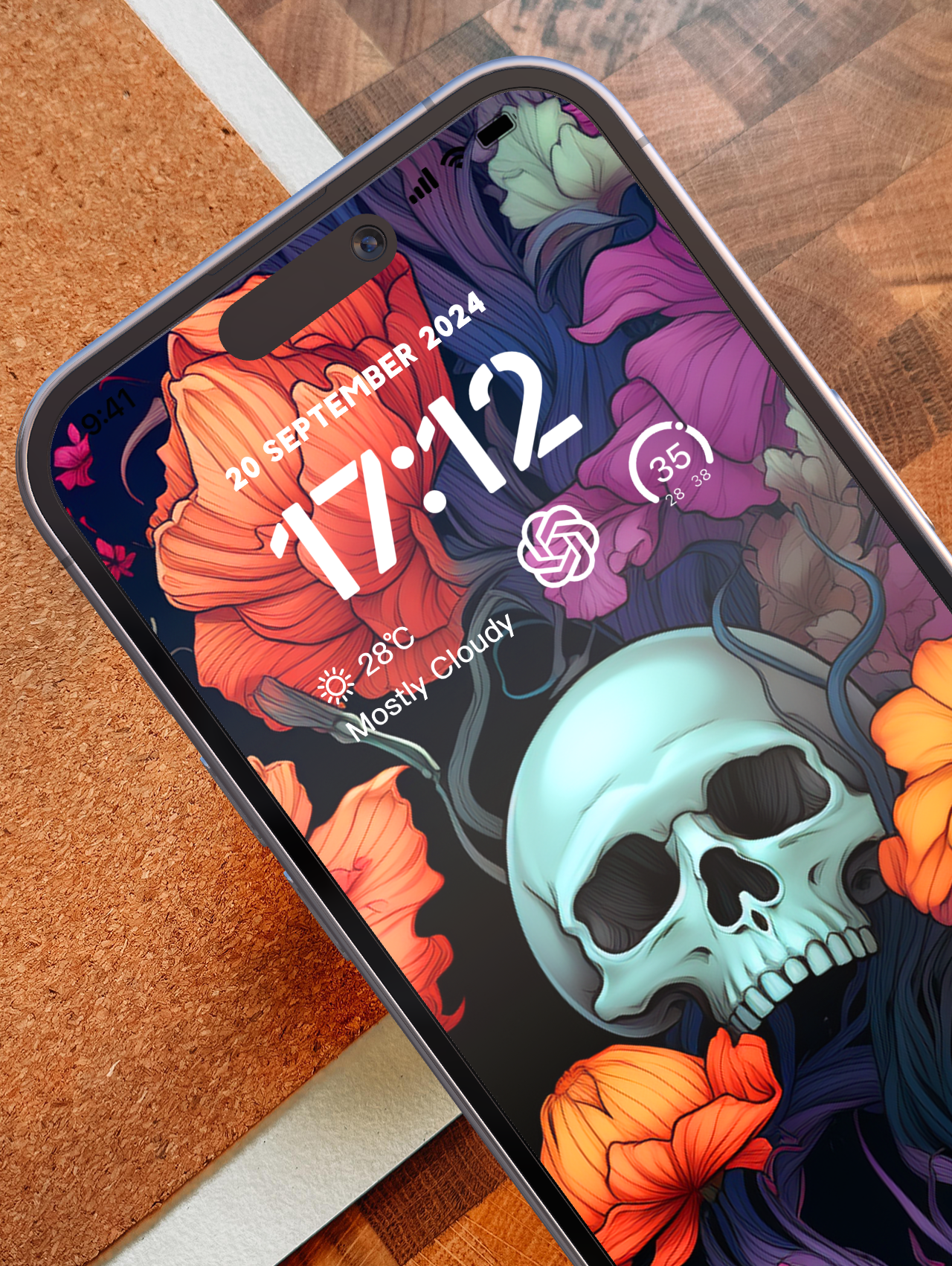 4K HD Phone Wallpaper Background - Halloween style of atmosphere for iPhone and Android