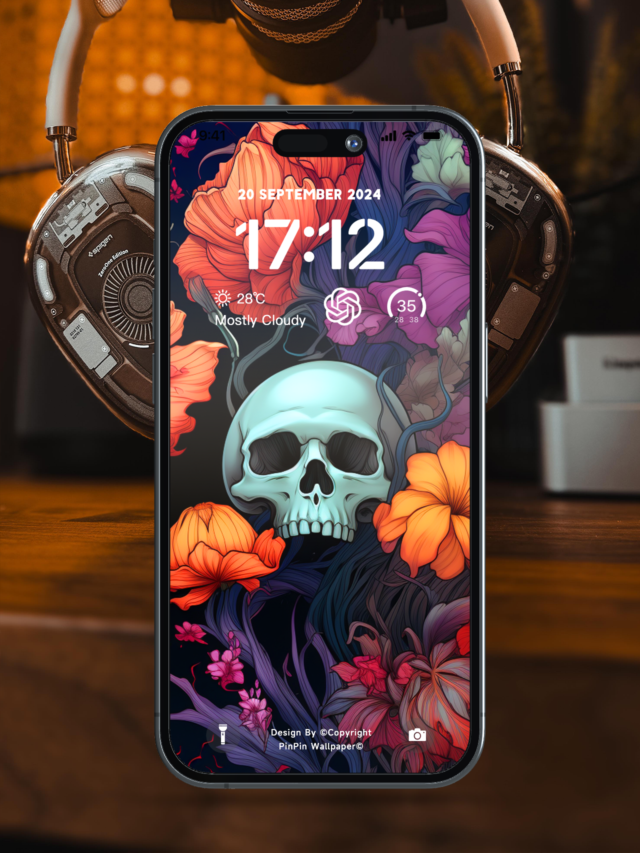 4K HD Phone Wallpaper Background - Halloween style of atmosphere for iPhone and Android