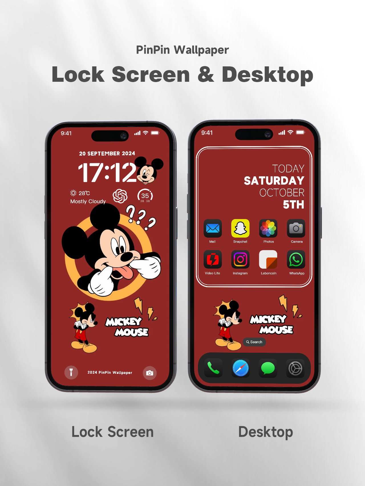 4K HD Phone Wallpaper Background - Lovely Mickey for iPhone and Android