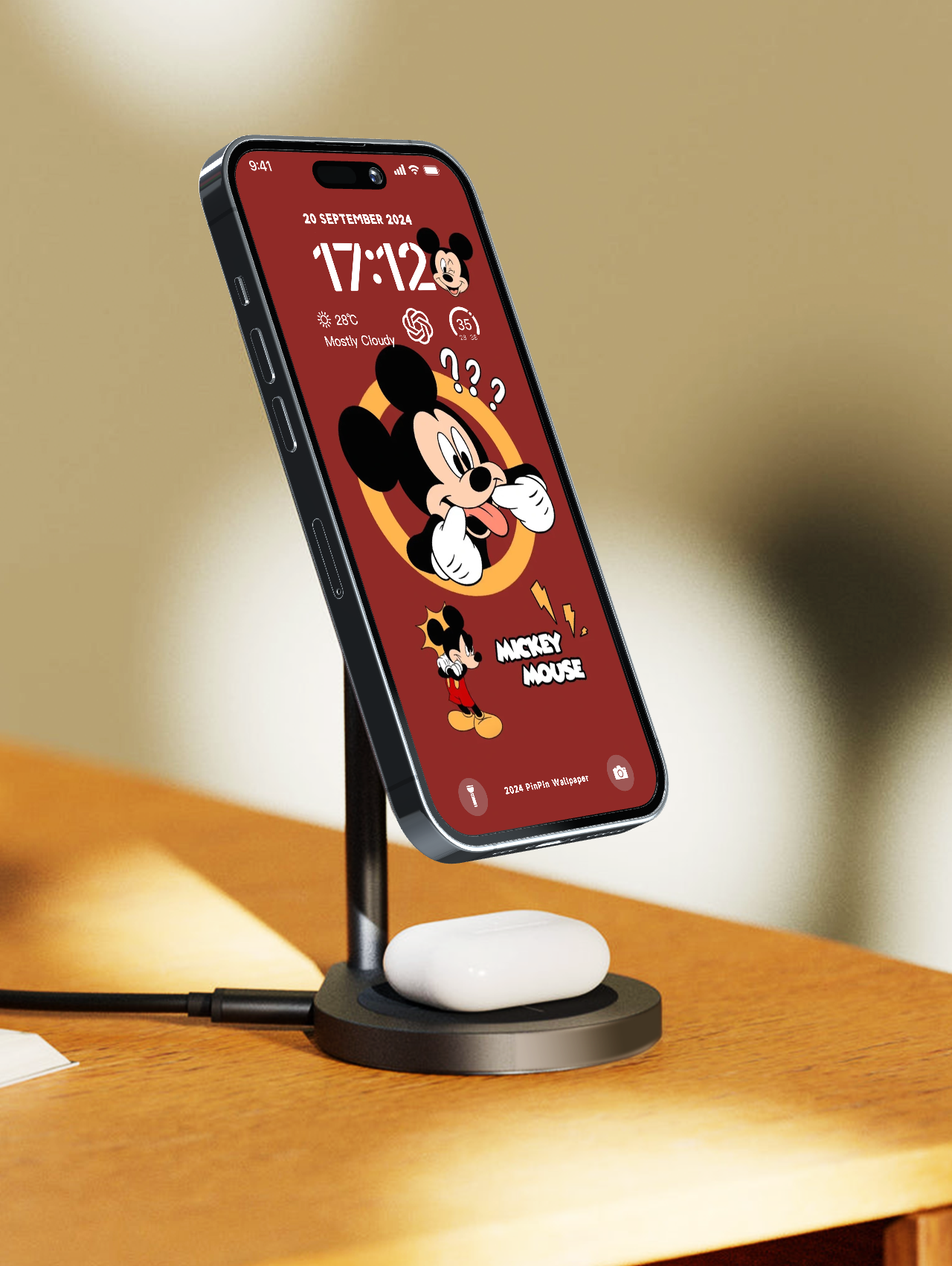 4K HD Phone Wallpaper Background - Lovely Mickey for iPhone and Android